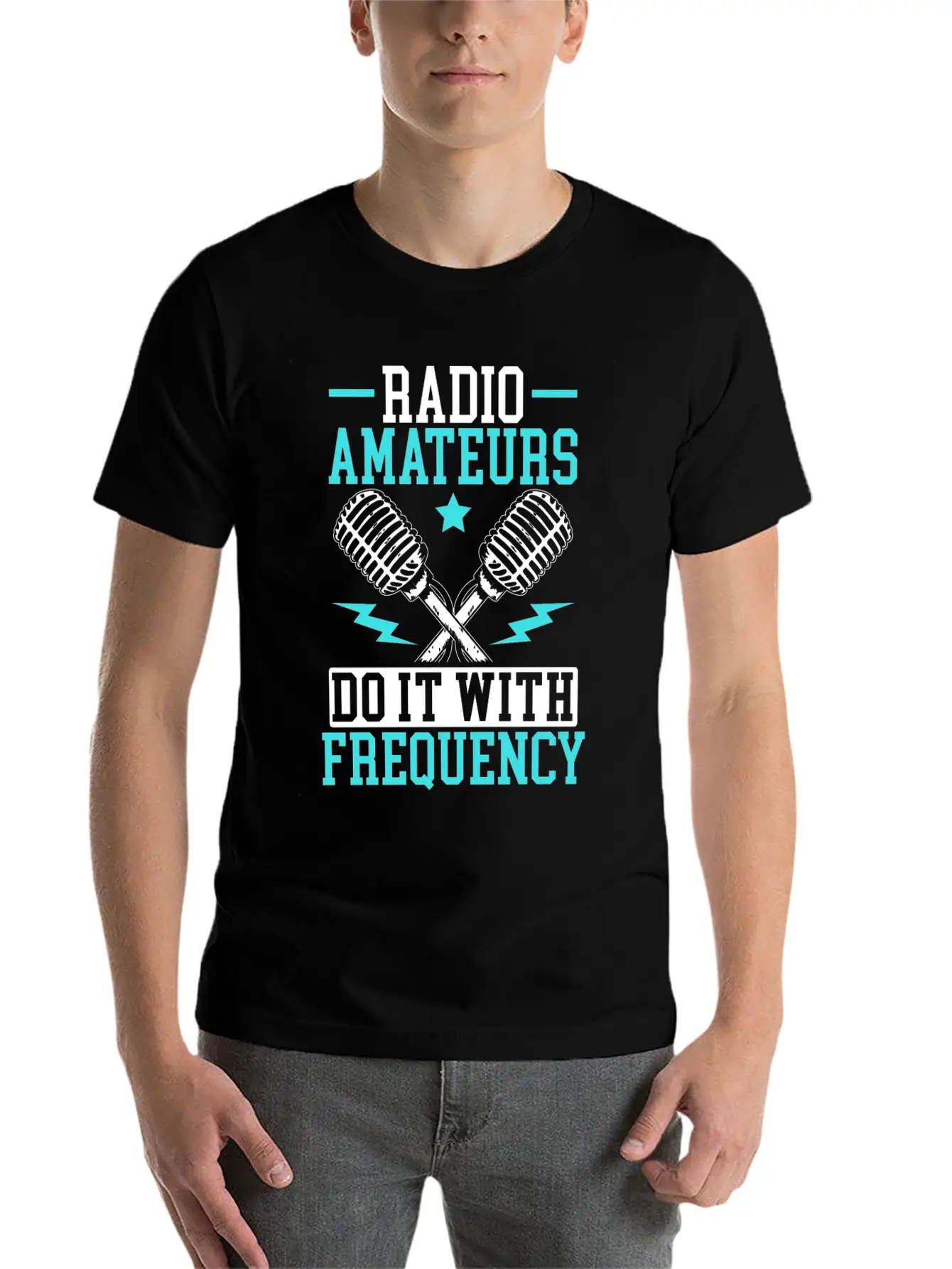 Ham Radio Operator Morse Code Radioactivity Essential Cotton Tee For Daily Outfits – Unisex Style