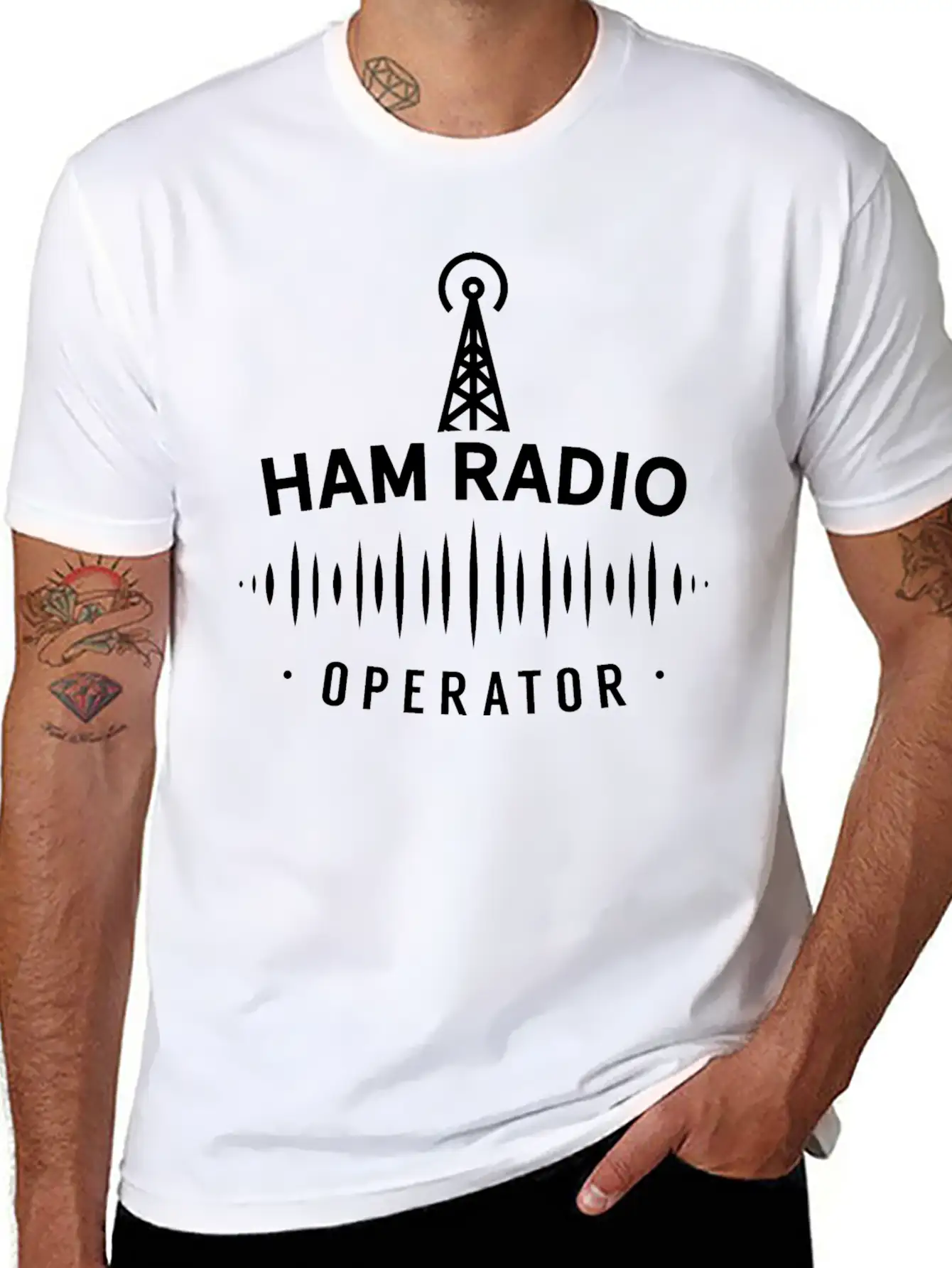 Ham Radio Operator Service Amateur Radio Hobby Classic Fit Graphic Tee For Daily Comfort – Unisex Cotton Shirt