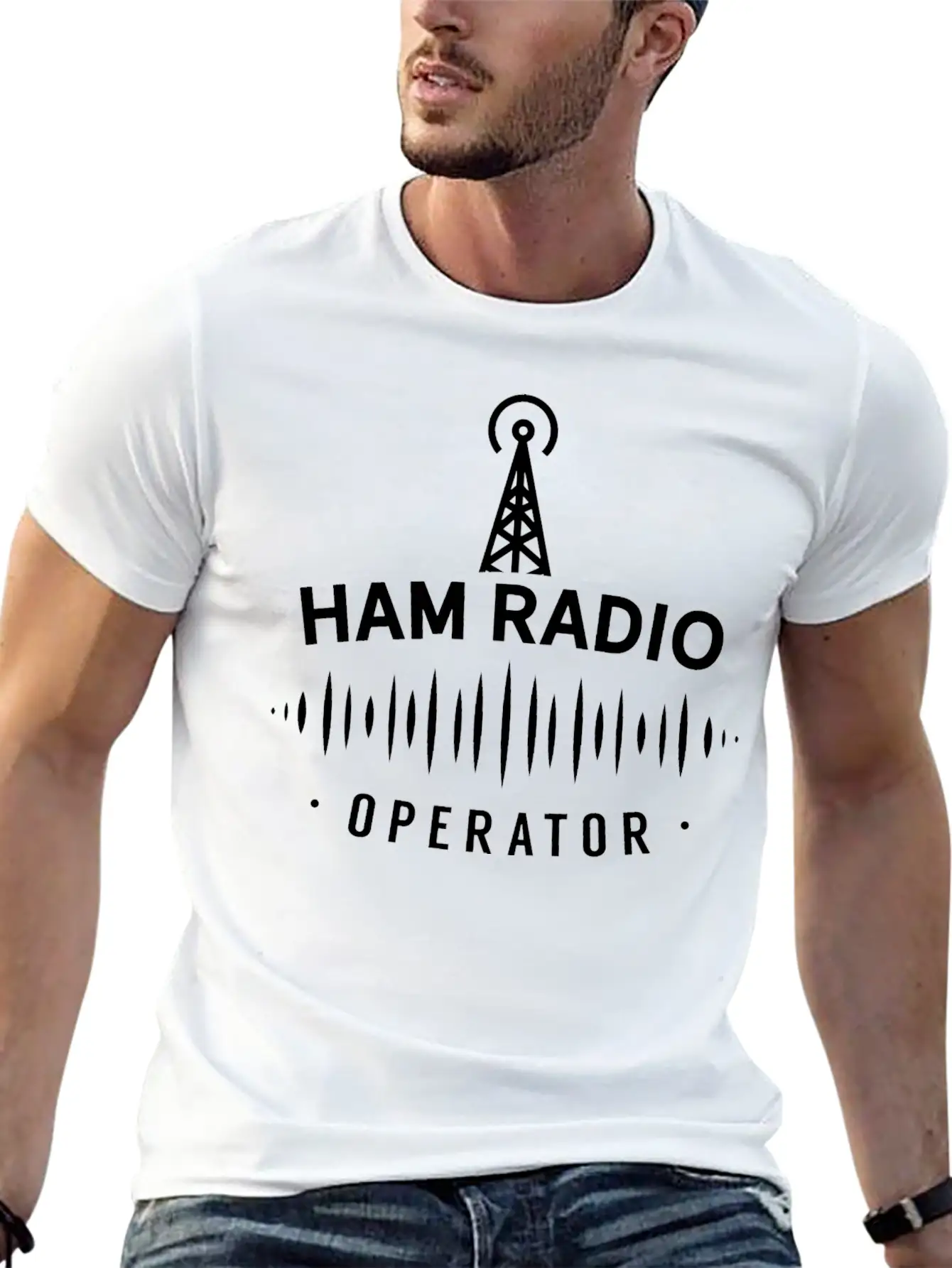 Ham Radio Operator Service Amateur Radio Hobby Classic Fit Graphic Tee For Daily Comfort – Unisex Cotton Shirt
