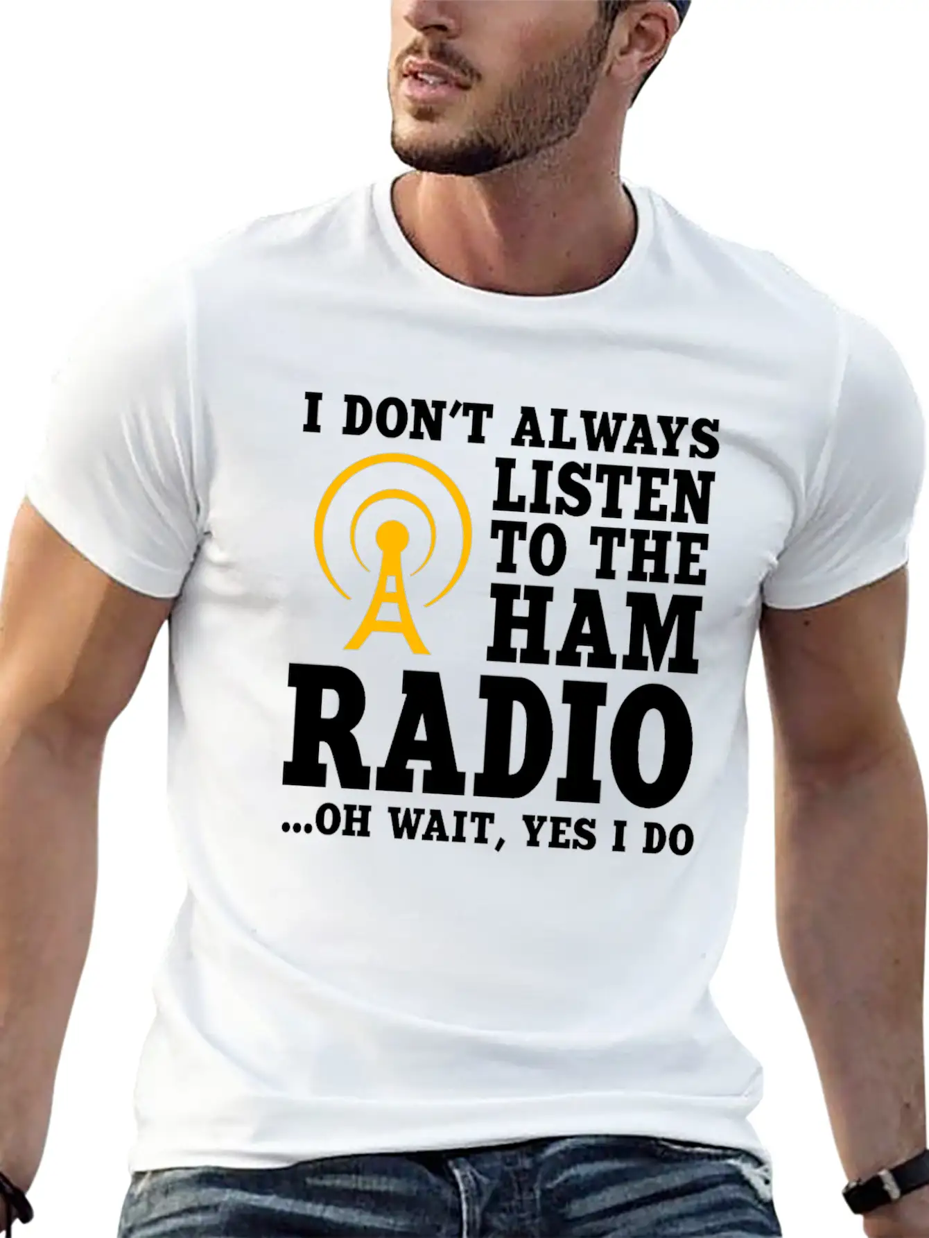 Ham Radio Operator Stylish Everyday T-Shirt – Unisex Basic Cotton Tee