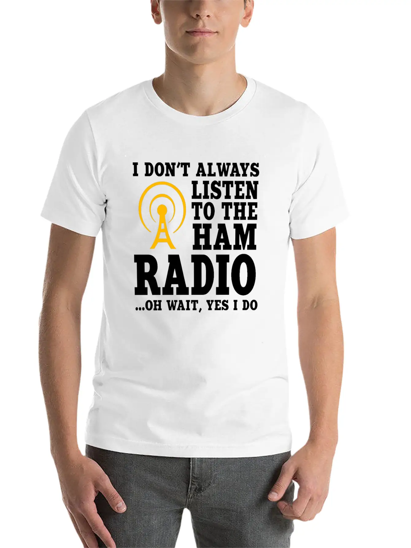 Ham Radio Operator Stylish Everyday T-Shirt – Unisex Basic Cotton Tee