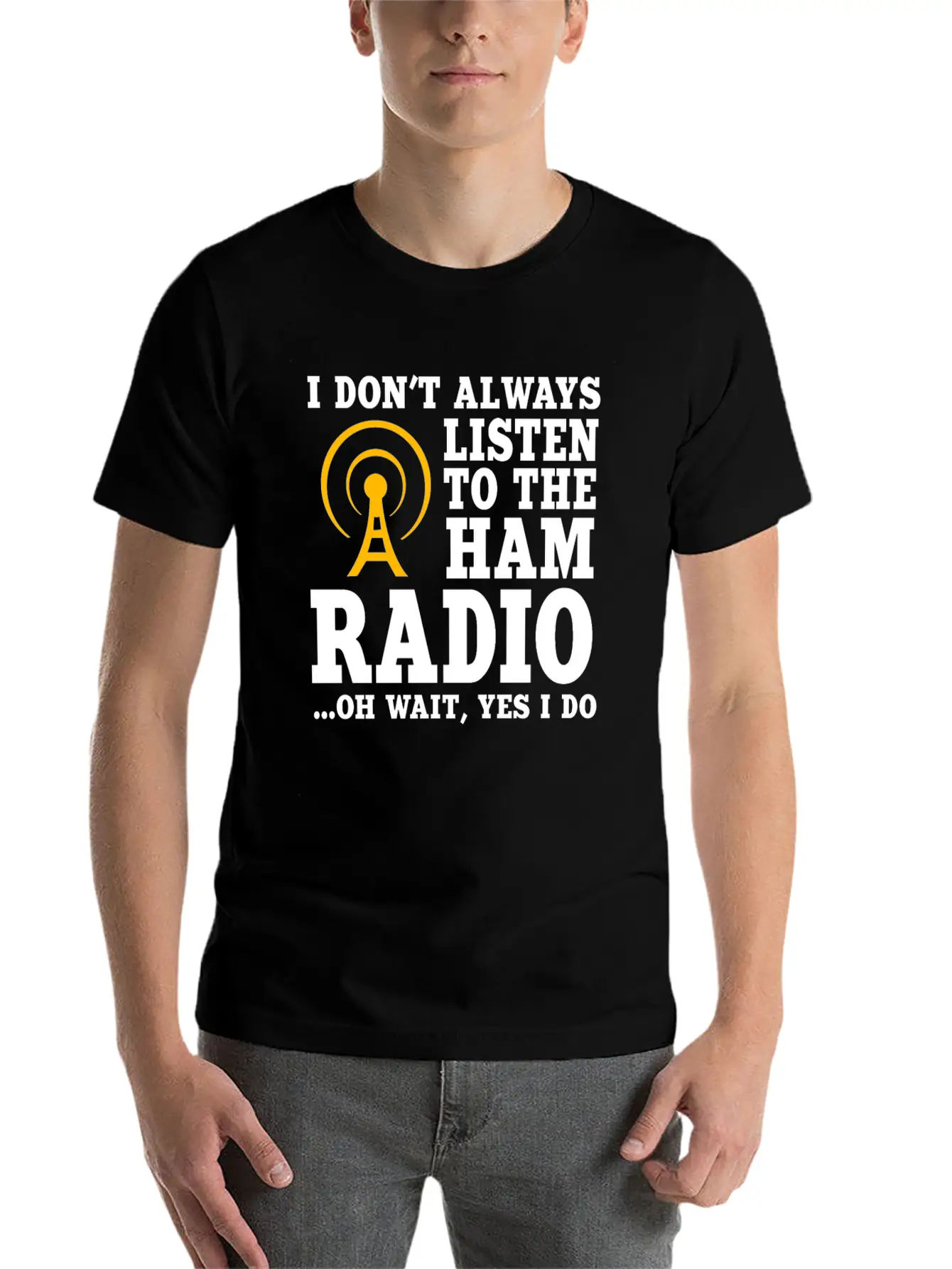 Ham Radio Operator Stylish Everyday T-Shirt – Unisex Basic Cotton Tee