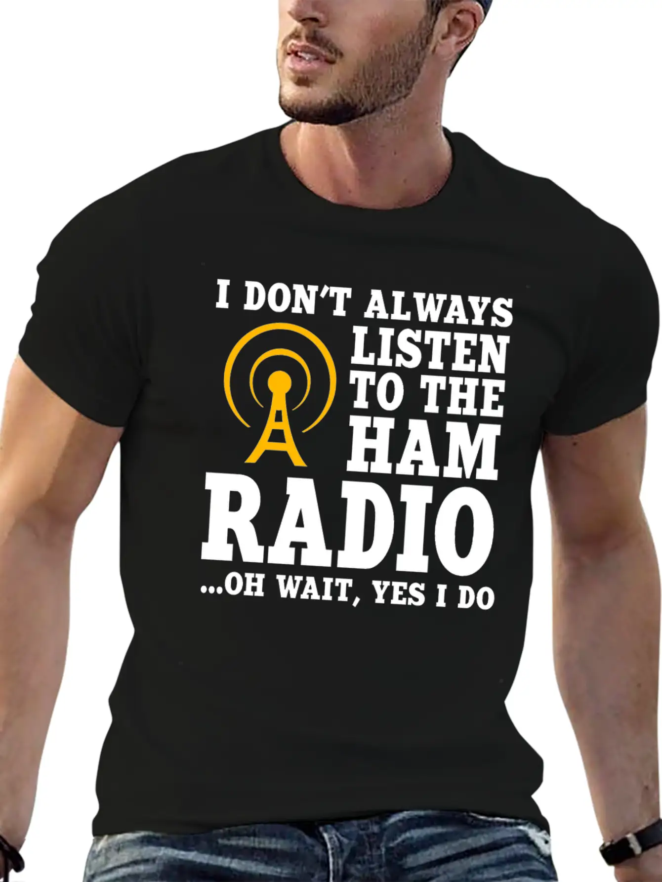Ham Radio Operator Stylish Everyday T-Shirt – Unisex Basic Cotton Tee