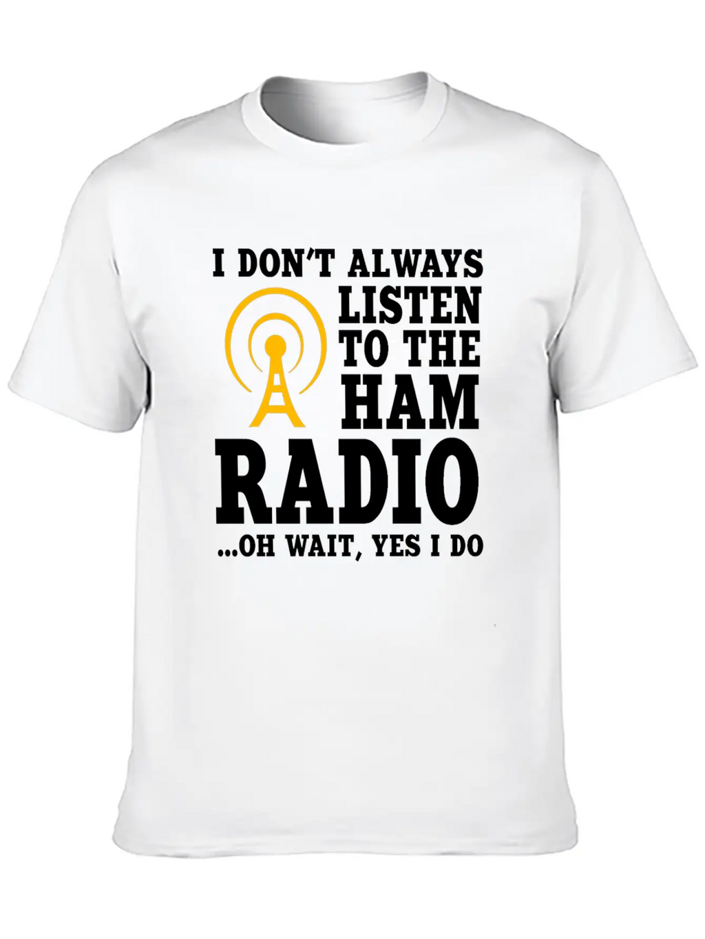 Ham Radio Operator Stylish Everyday T-Shirt – Unisex Basic Cotton Tee