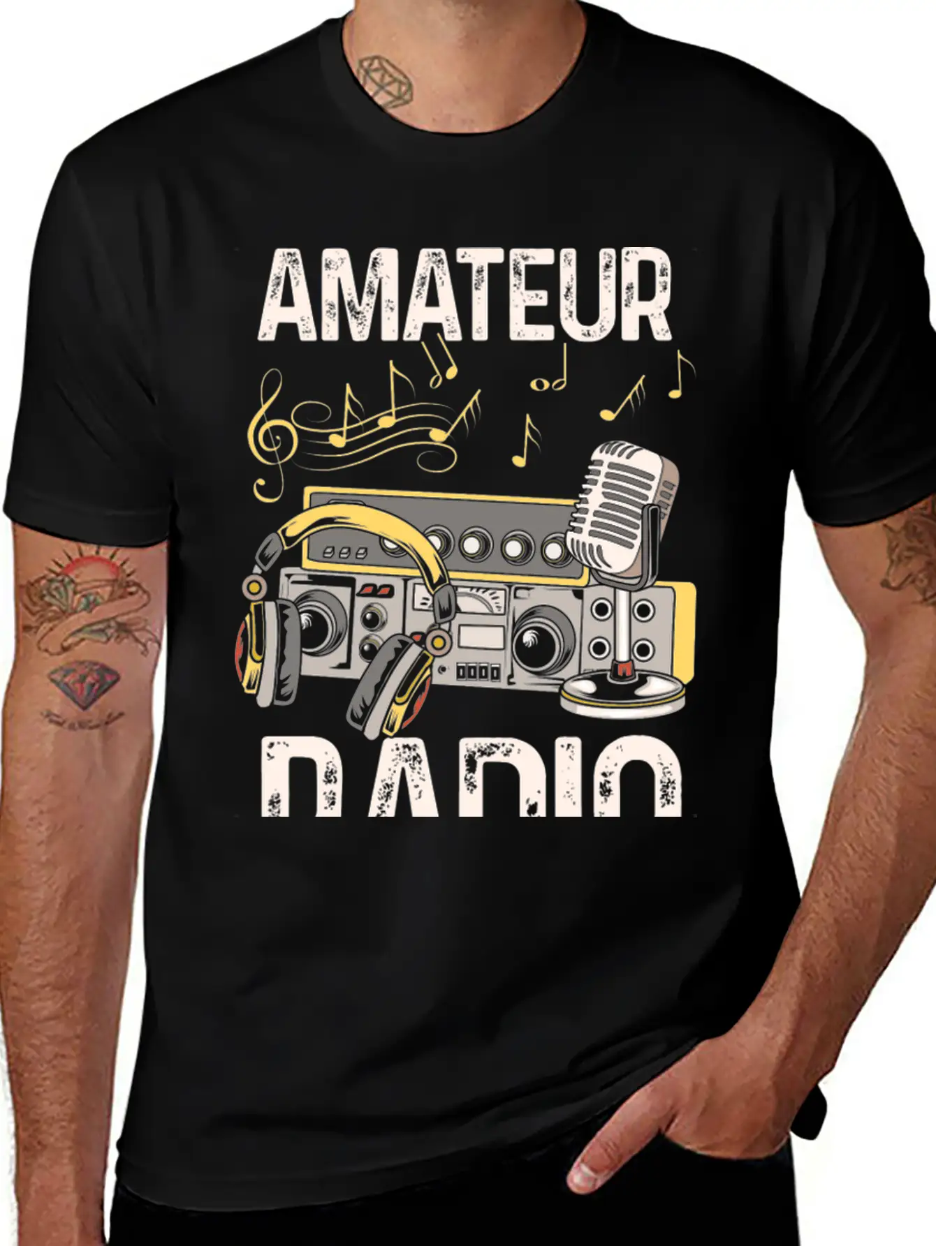Ham Radio Operator Unisex Casual T-Shirt – Clean Design For Daily Comfort