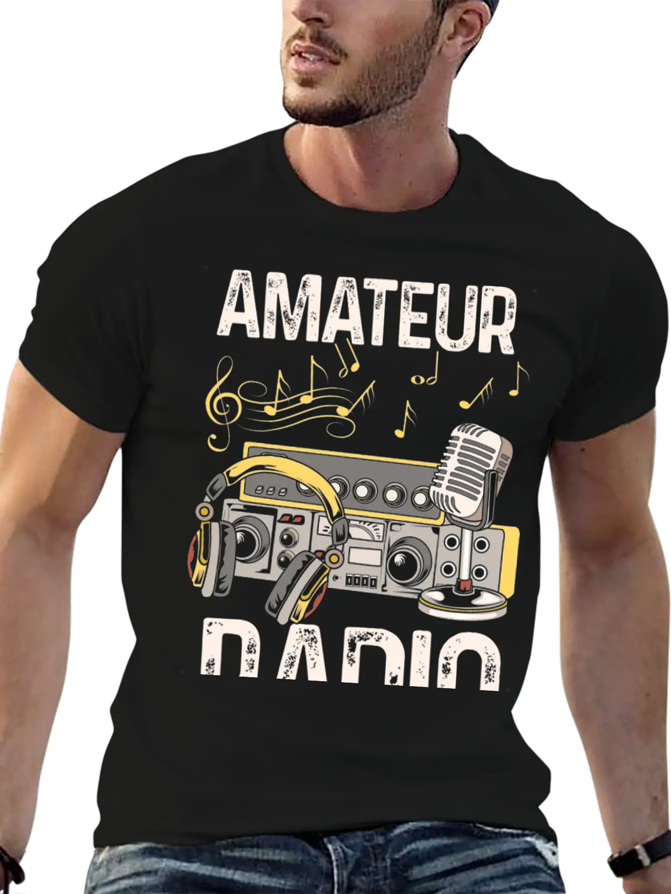 Ham Radio Operator Unisex Casual T-Shirt – Clean Design For Daily Comfort