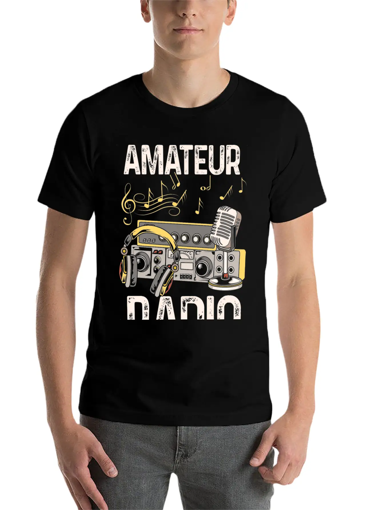 Ham Radio Operator Unisex Casual T-Shirt – Clean Design For Daily Comfort