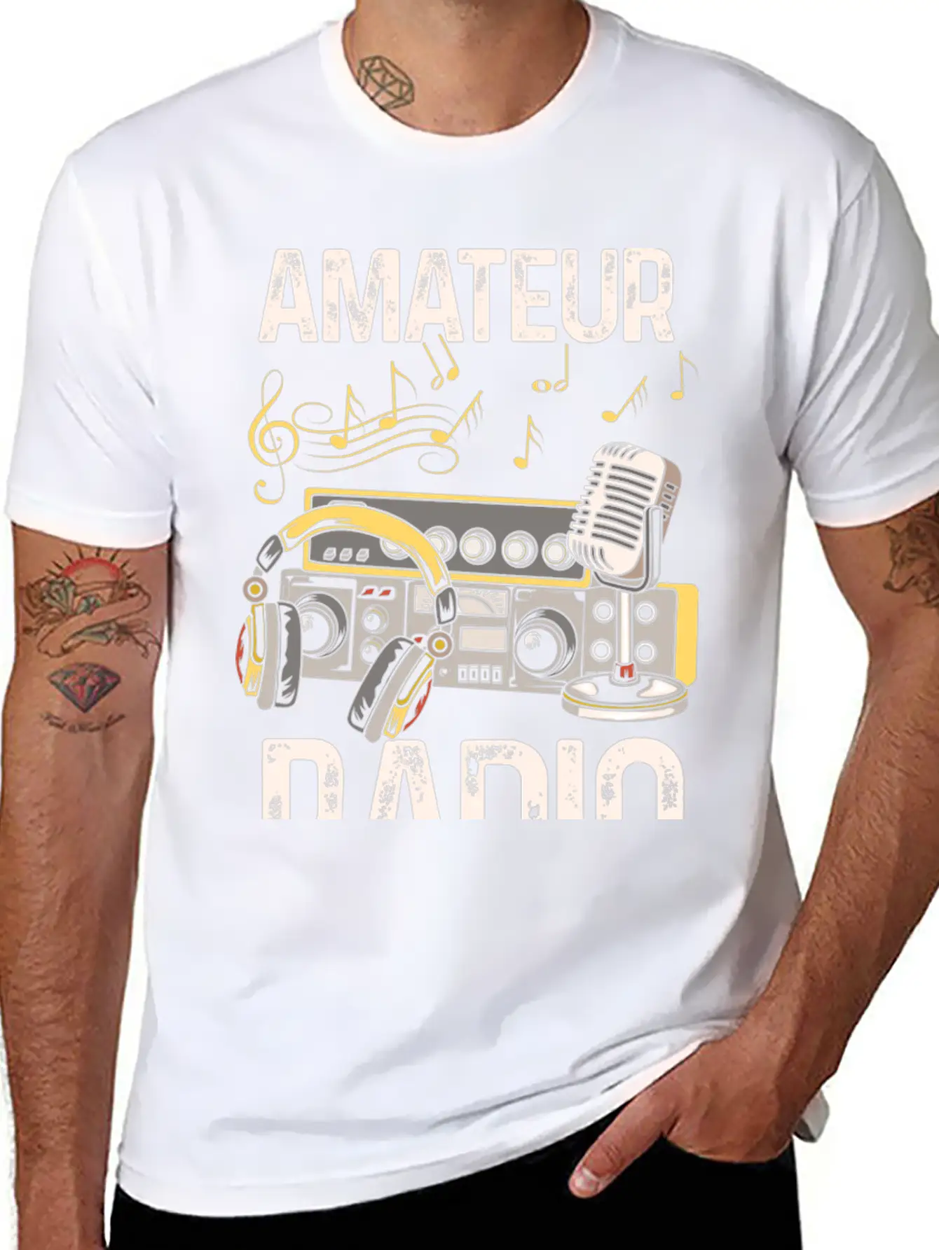 Ham Radio Operator Unisex Casual T-Shirt – Clean Design For Daily Comfort
