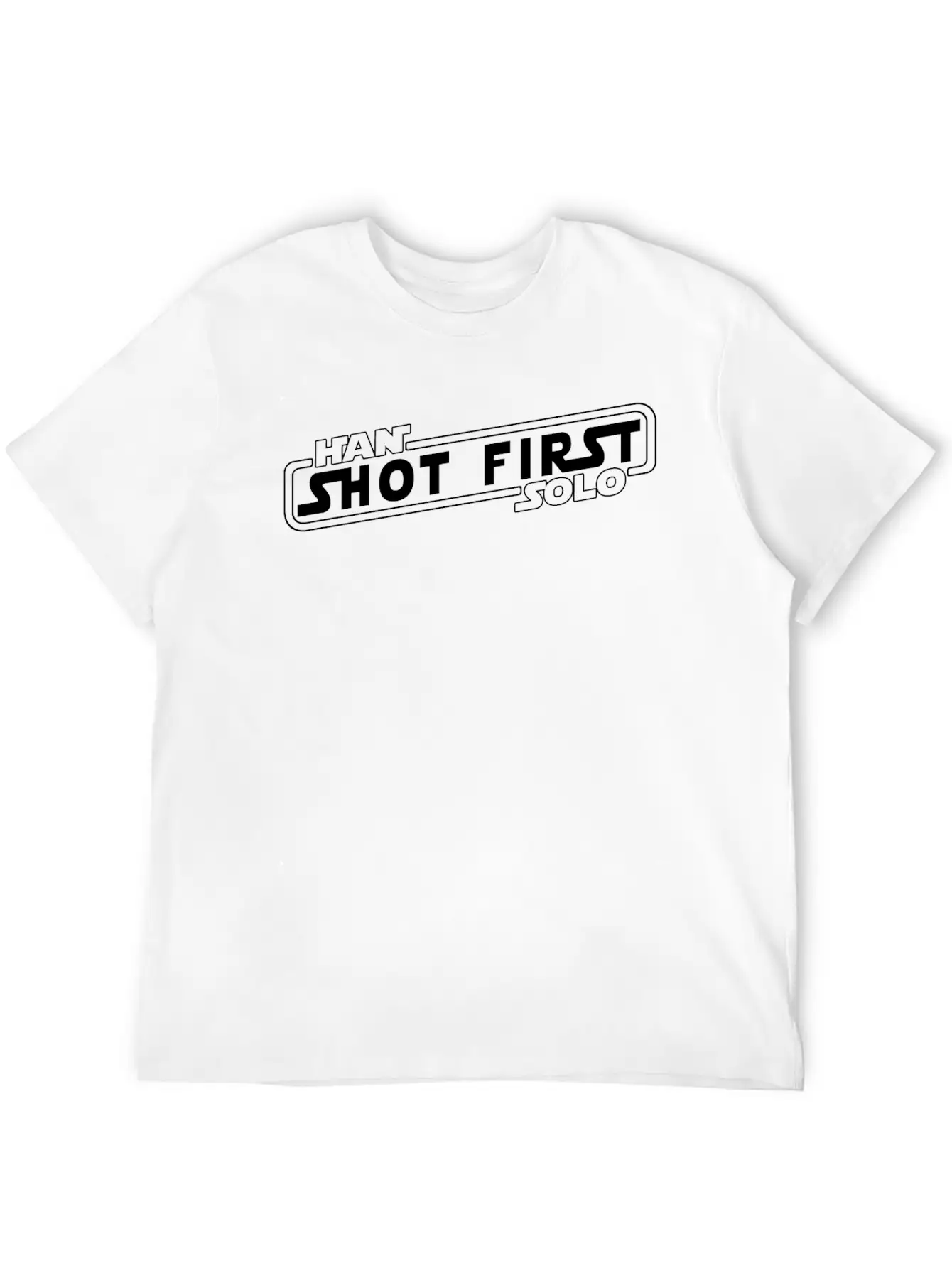 Han Solo Shot First Classic Fit Graphic Tee For Daily Comfort – Unisex Cotton Shirt