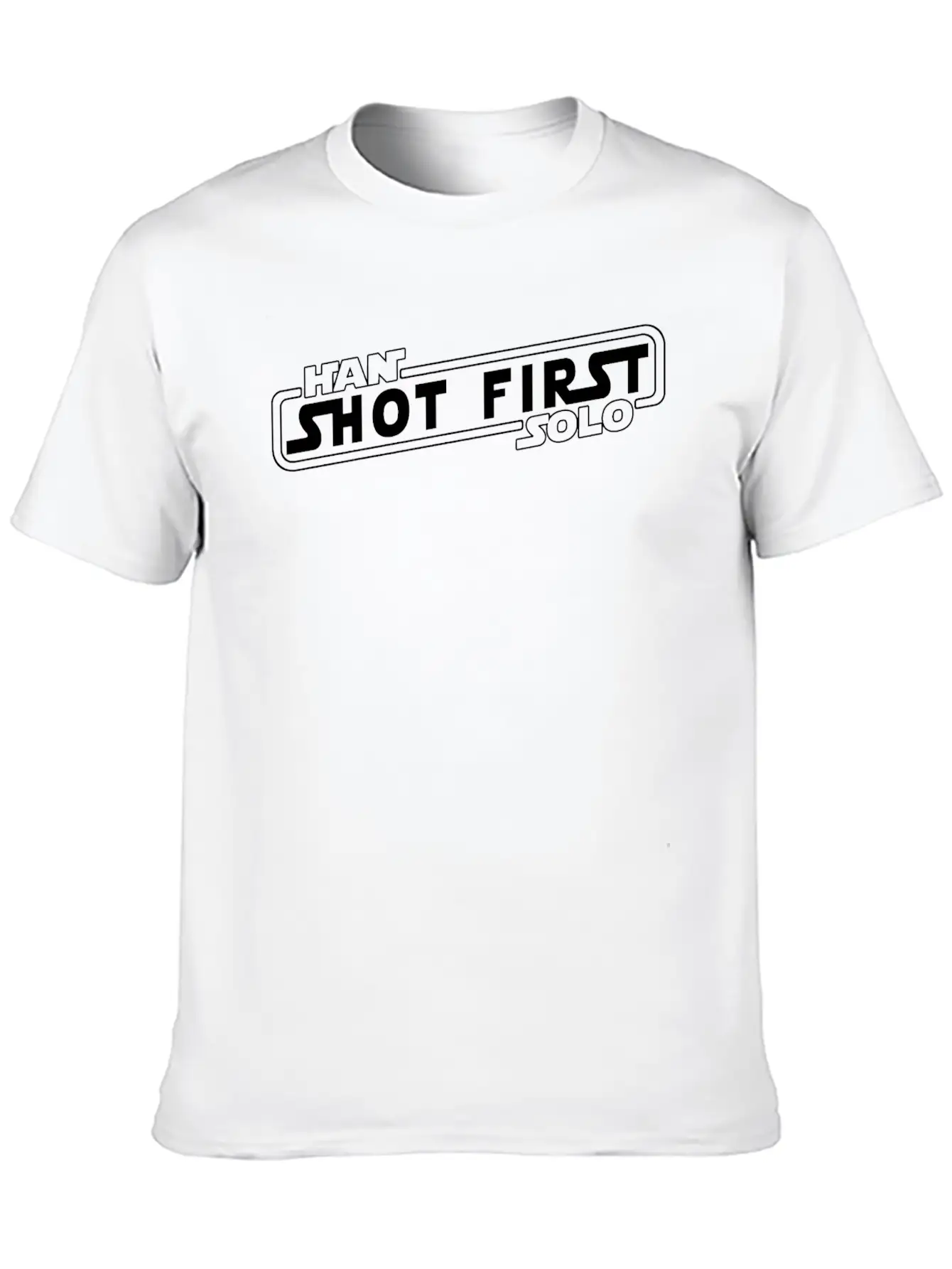 Han Solo Shot First Classic Fit Graphic Tee For Daily Comfort – Unisex Cotton Shirt