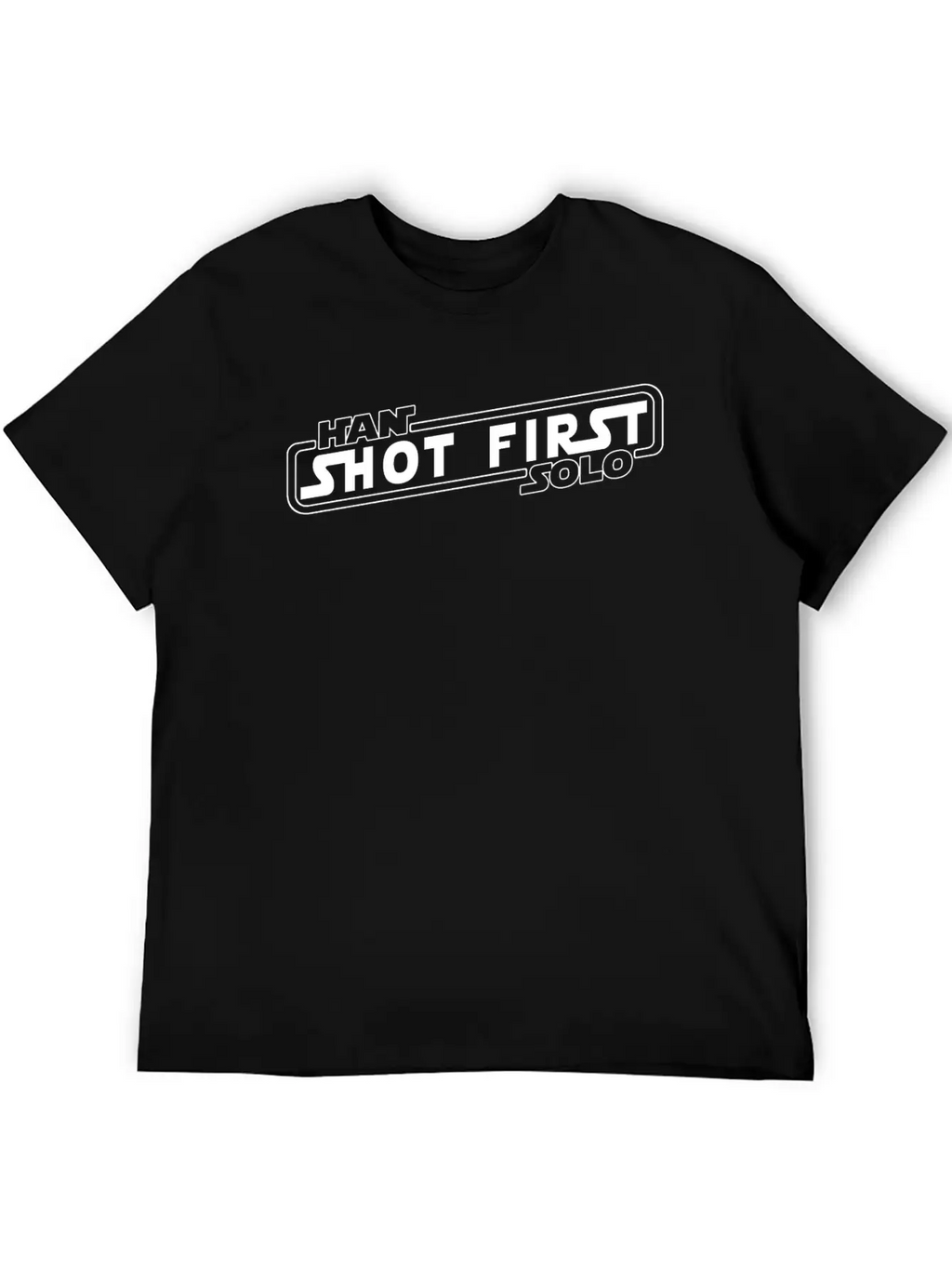 Han Solo Shot First Classic Fit Graphic Tee For Daily Comfort – Unisex Cotton Shirt