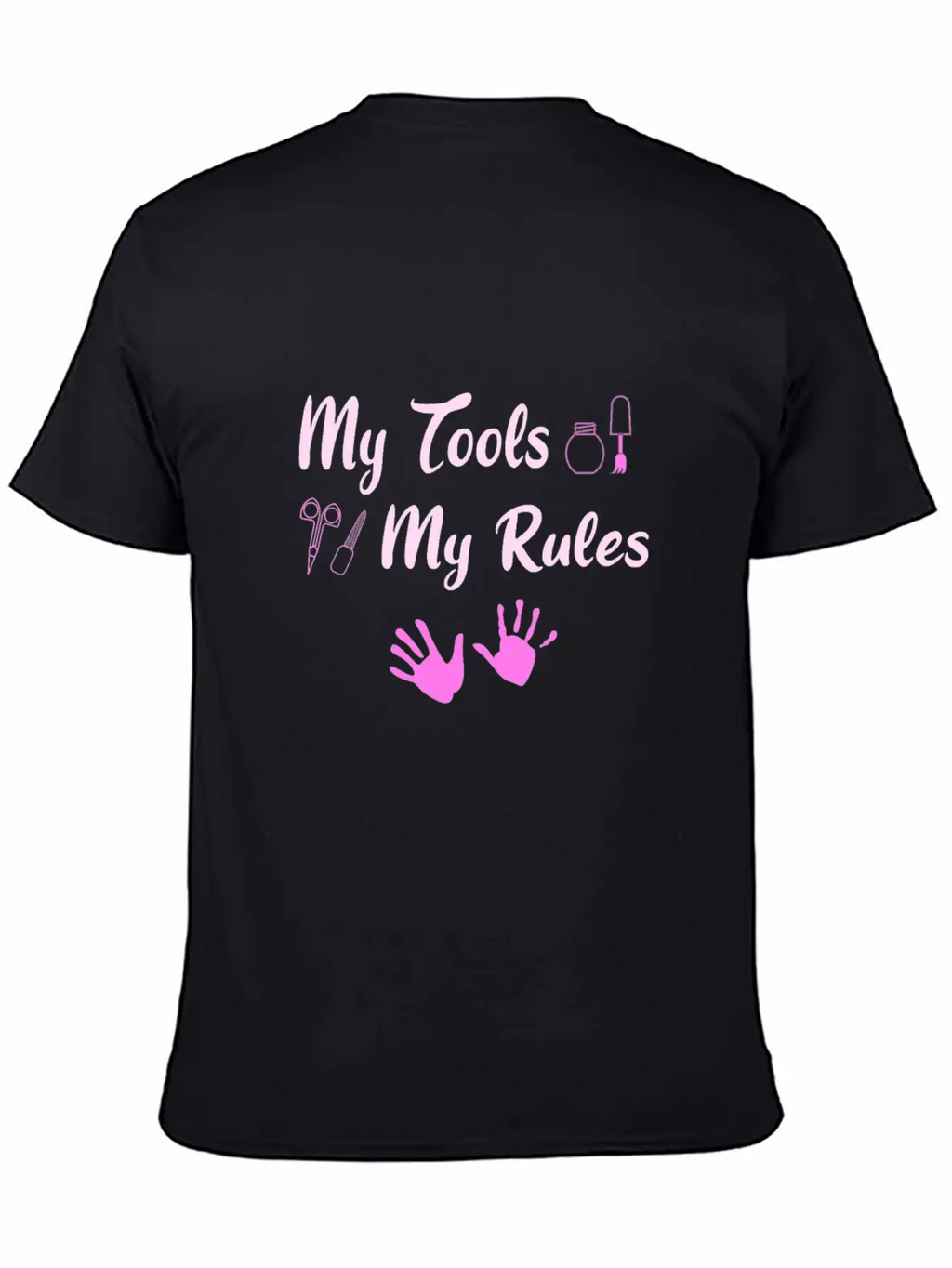 Hand Care Nail Care Unisex Short Sleeve Soft Cotton T-Shirt – Casual Everyday Wear