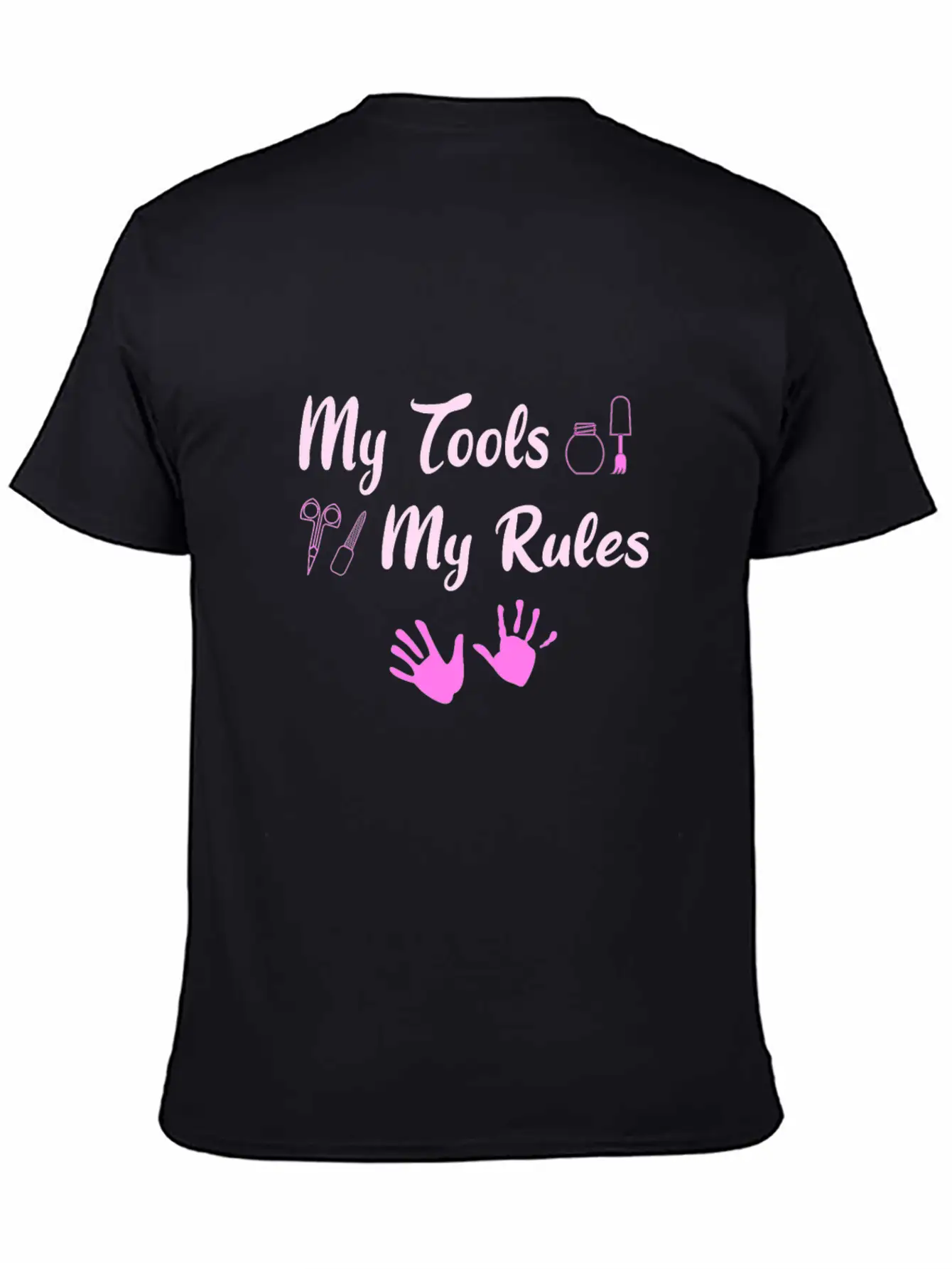 Hand Care Nail Care Unisex Short Sleeve Soft Cotton T-Shirt – Casual Everyday Wear