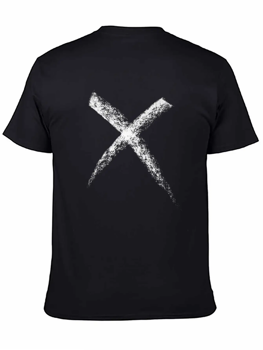 Hand Drawn Cross Stylish Everyday T-Shirt – Unisex Basic Cotton Tee