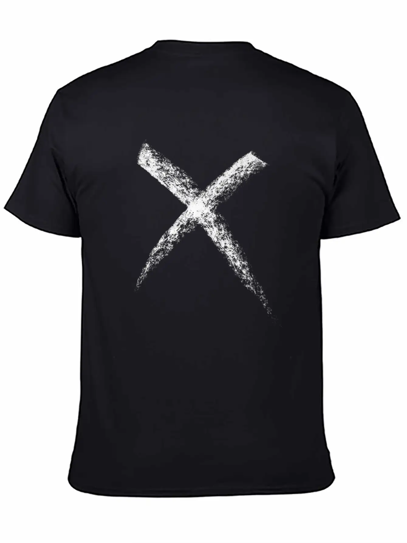 Hand Drawn Cross Stylish Everyday T-Shirt – Unisex Basic Cotton Tee