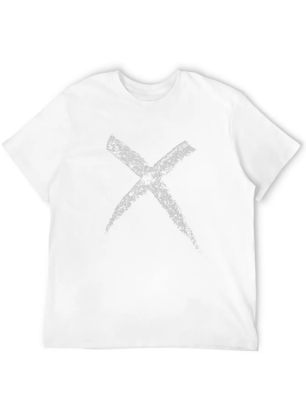 Hand Drawn Cross Stylish Everyday T-Shirt – Unisex Basic Cotton Tee