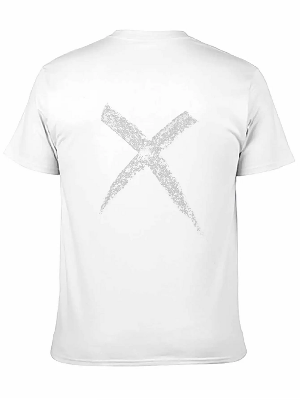 Hand Drawn Cross Stylish Everyday T-Shirt – Unisex Basic Cotton Tee