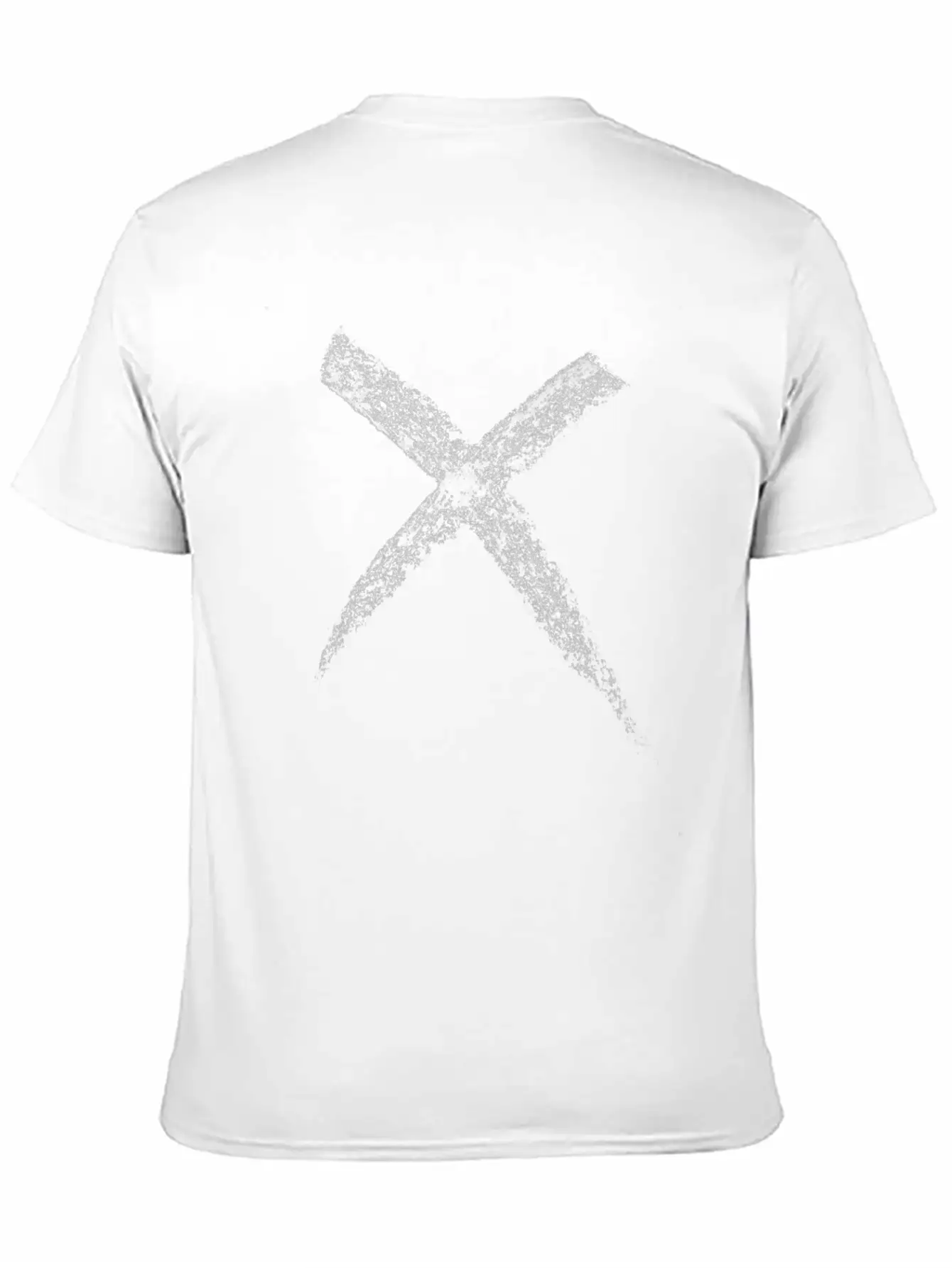 Hand Drawn Cross Stylish Everyday T-Shirt – Unisex Basic Cotton Tee