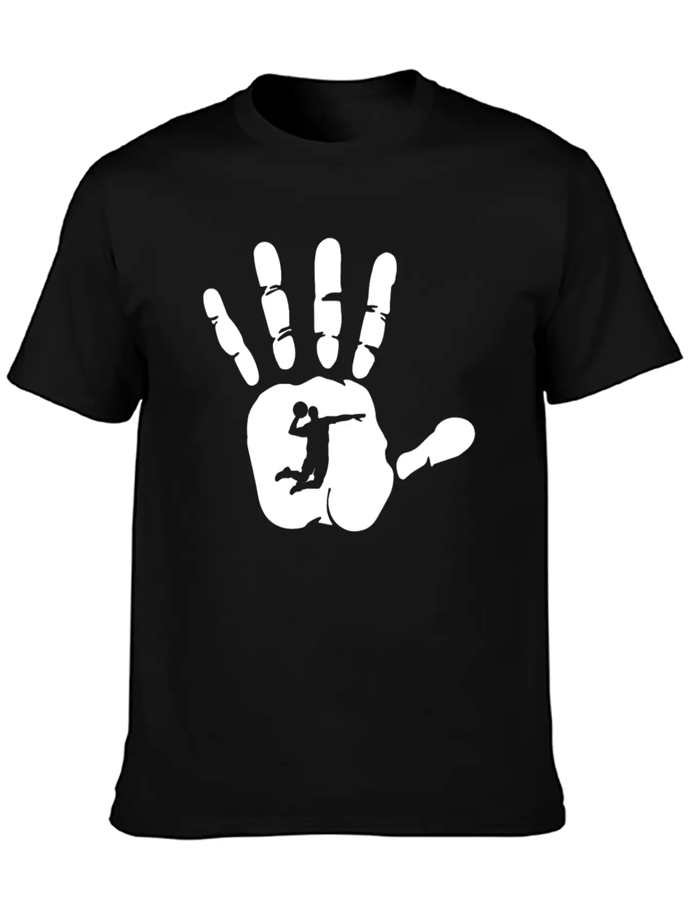 Hand Handball Player Team Match Sport Coach Gift Stylish Everyday T-Shirt – Unisex Basic Cotton Tee