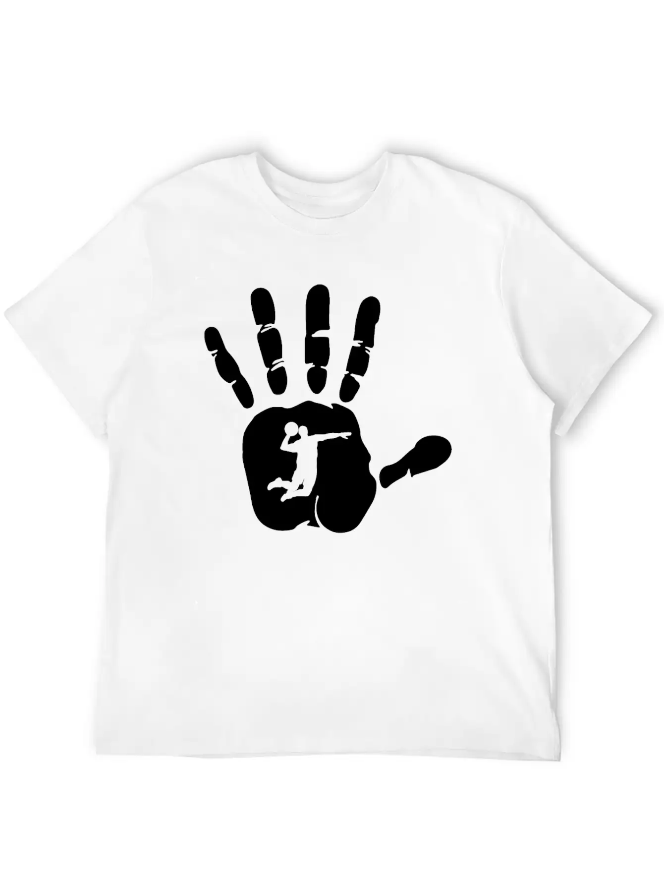 Hand Handball Player Team Match Sport Coach Gift Stylish Everyday T-Shirt – Unisex Basic Cotton Tee