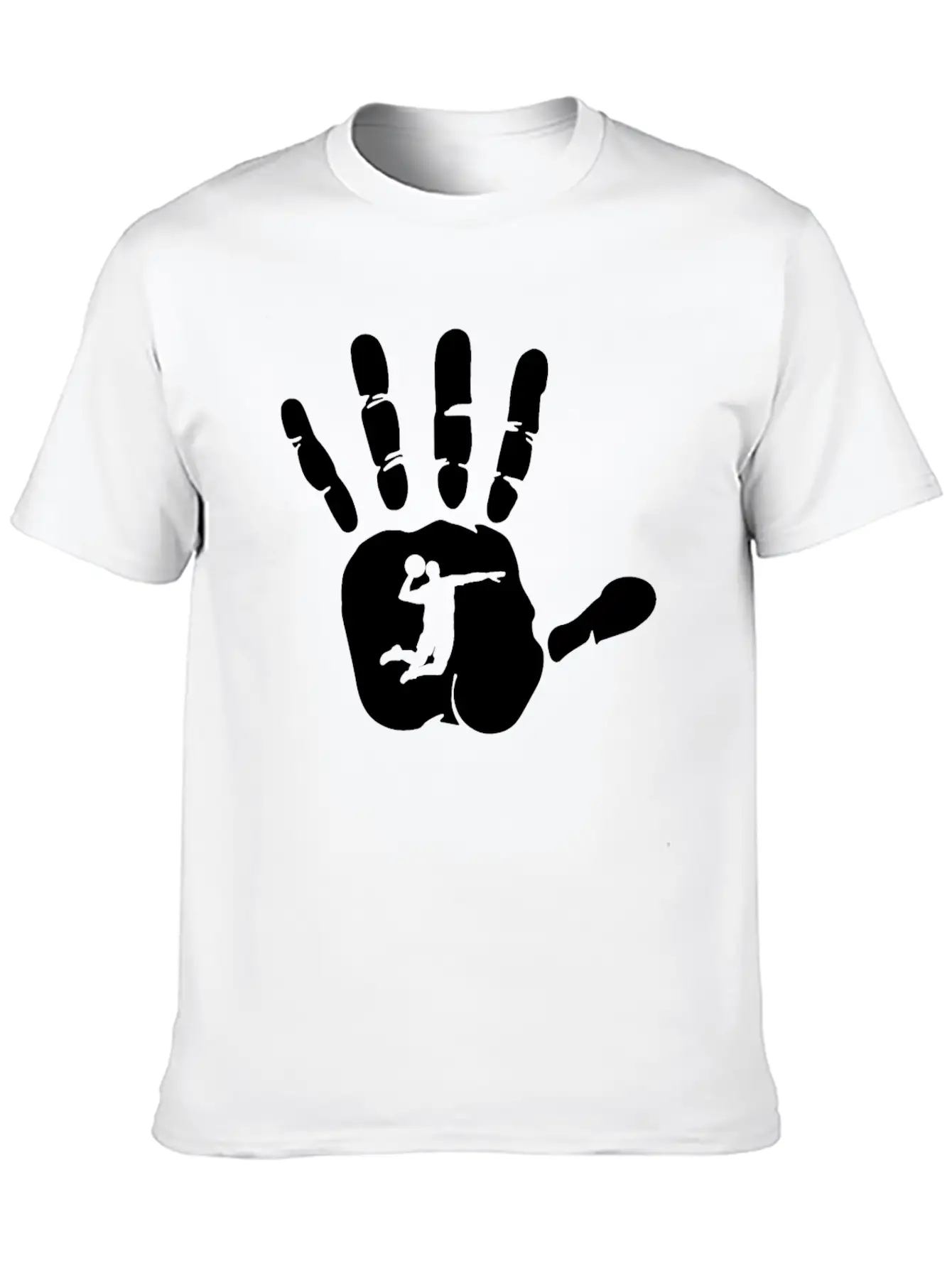 Hand Handball Player Team Match Sport Coach Gift Stylish Everyday T-Shirt – Unisex Basic Cotton Tee