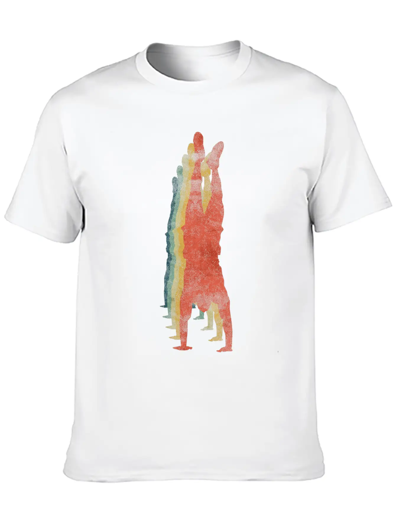 Hand Stand Cross Training Gym Trainer Retro Breathable Soft Cotton T-Shirt – Timeless Casual Look