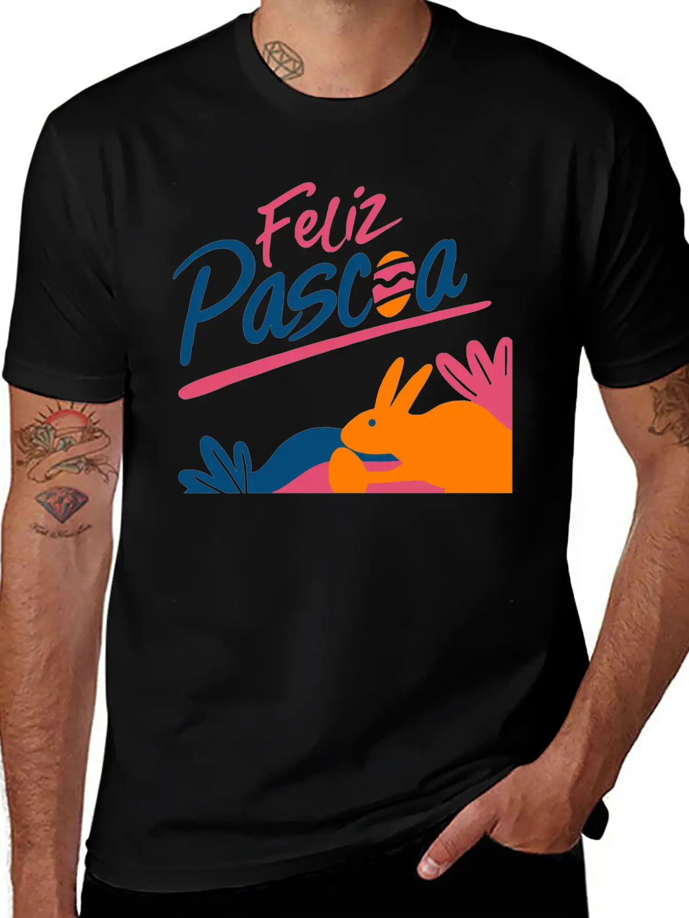 Hand Writing Feliz Unisex Casual T-Shirt – Clean Design For Daily Comfort