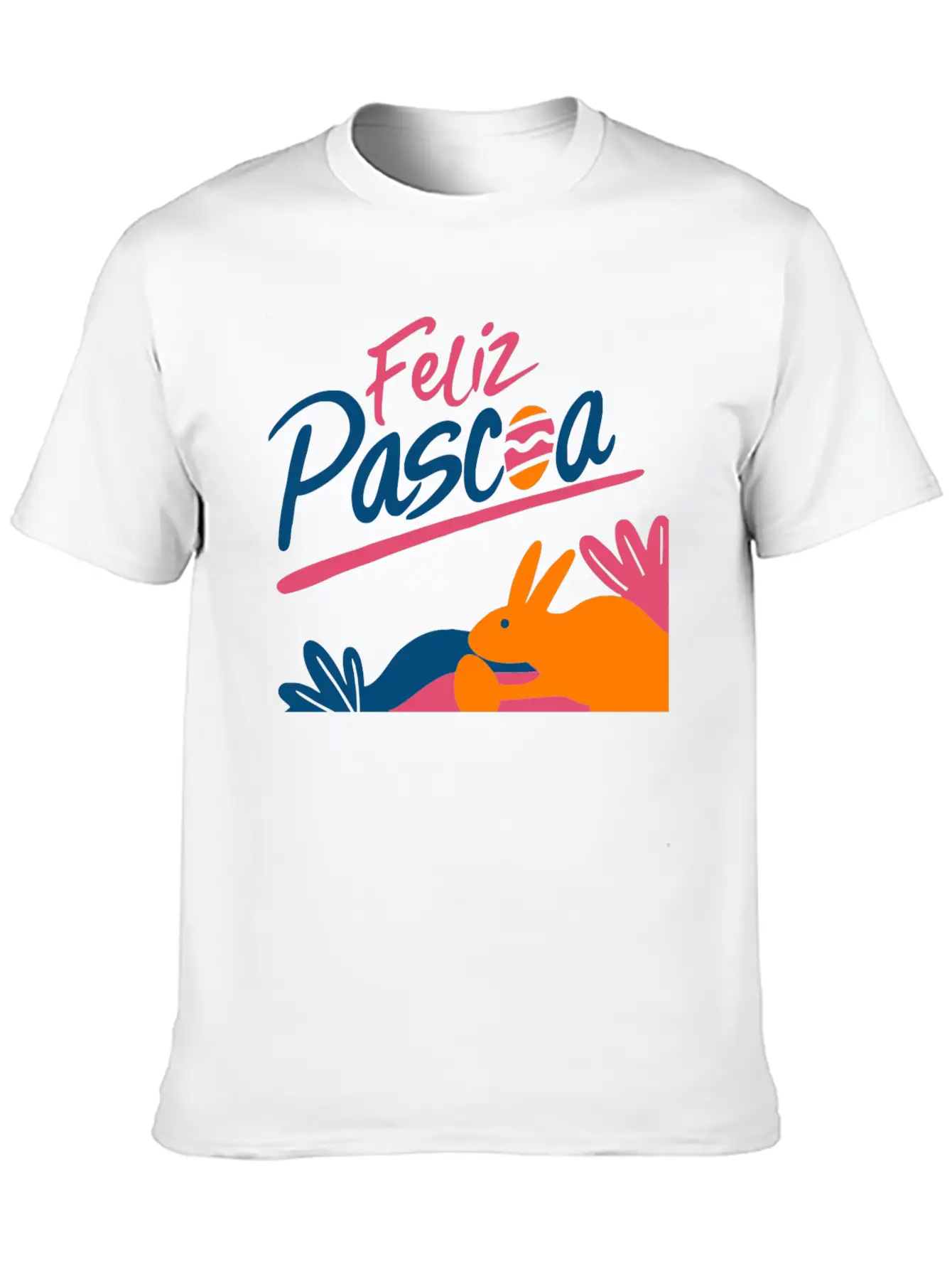 Hand Writing Feliz Unisex Casual T-Shirt – Clean Design For Daily Comfort