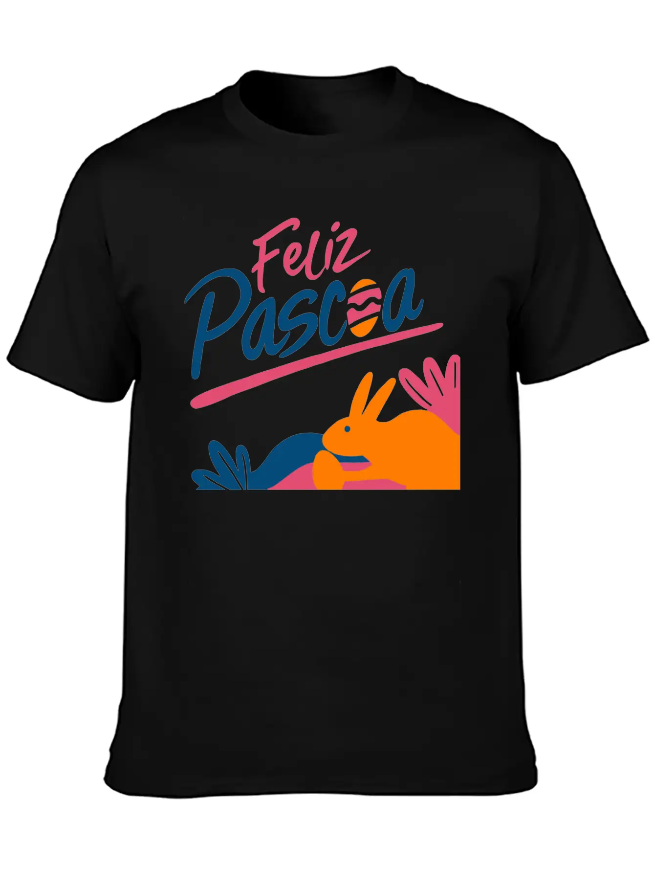 Hand Writing Feliz Unisex Casual T-Shirt – Clean Design For Daily Comfort