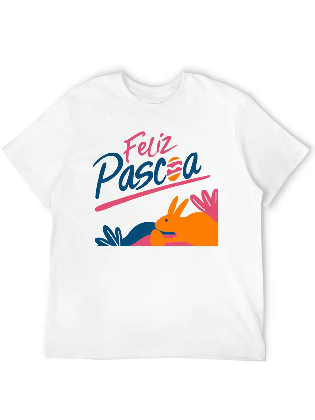 Hand Writing Feliz Unisex Casual T-Shirt – Clean Design For Daily Comfort