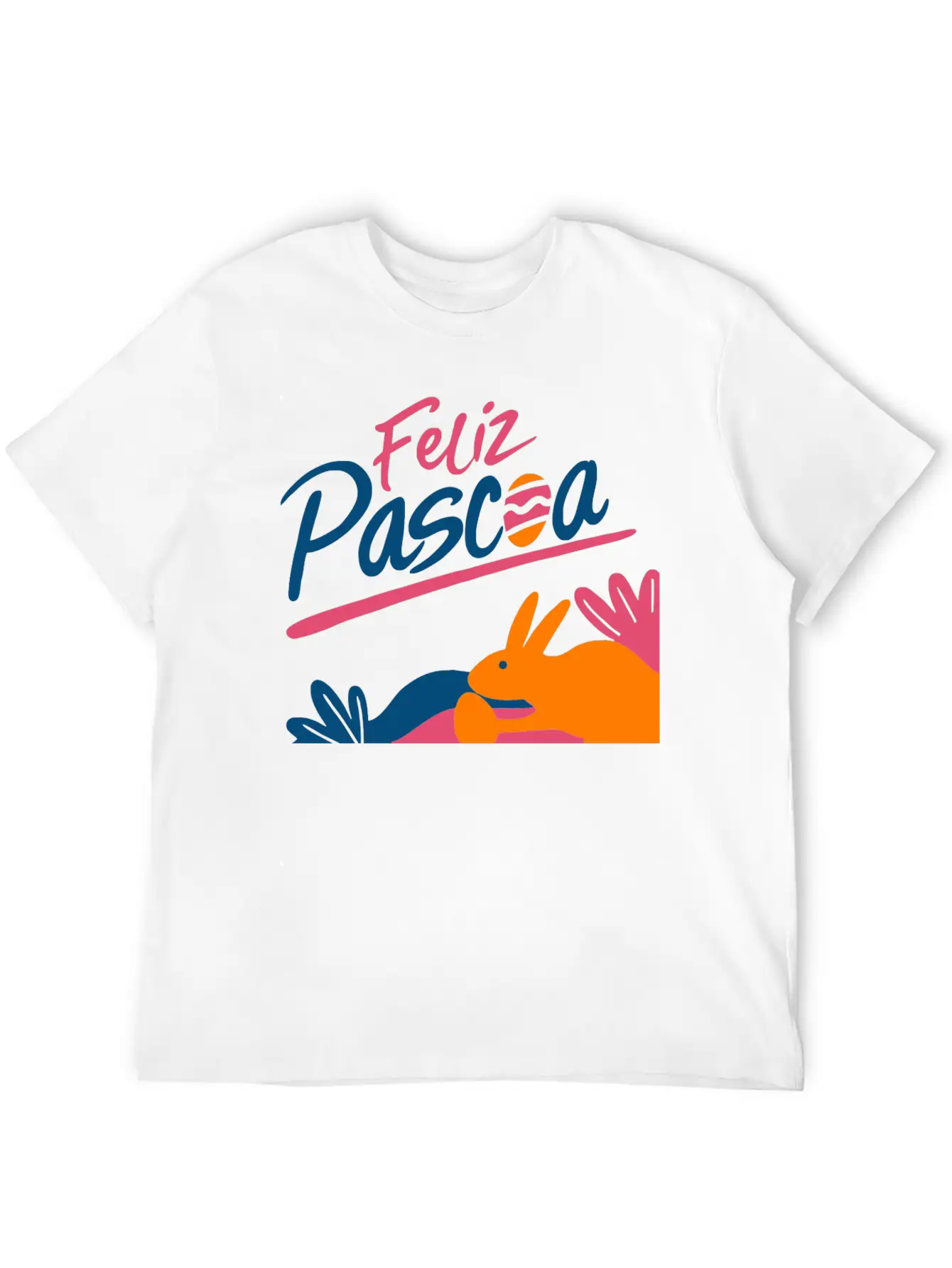 Hand Writing Feliz Unisex Casual T-Shirt – Clean Design For Daily Comfort