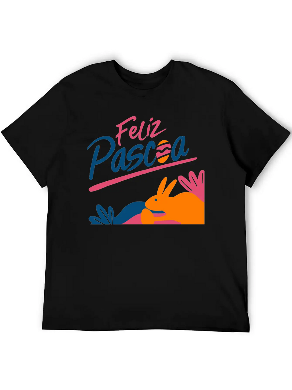 Hand Writing Feliz Unisex Casual T-Shirt – Clean Design For Daily Comfort