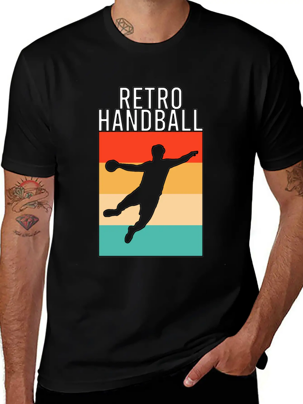 Handball Retro Unisex Casual T-Shirt – Clean Design For Daily Comfort
