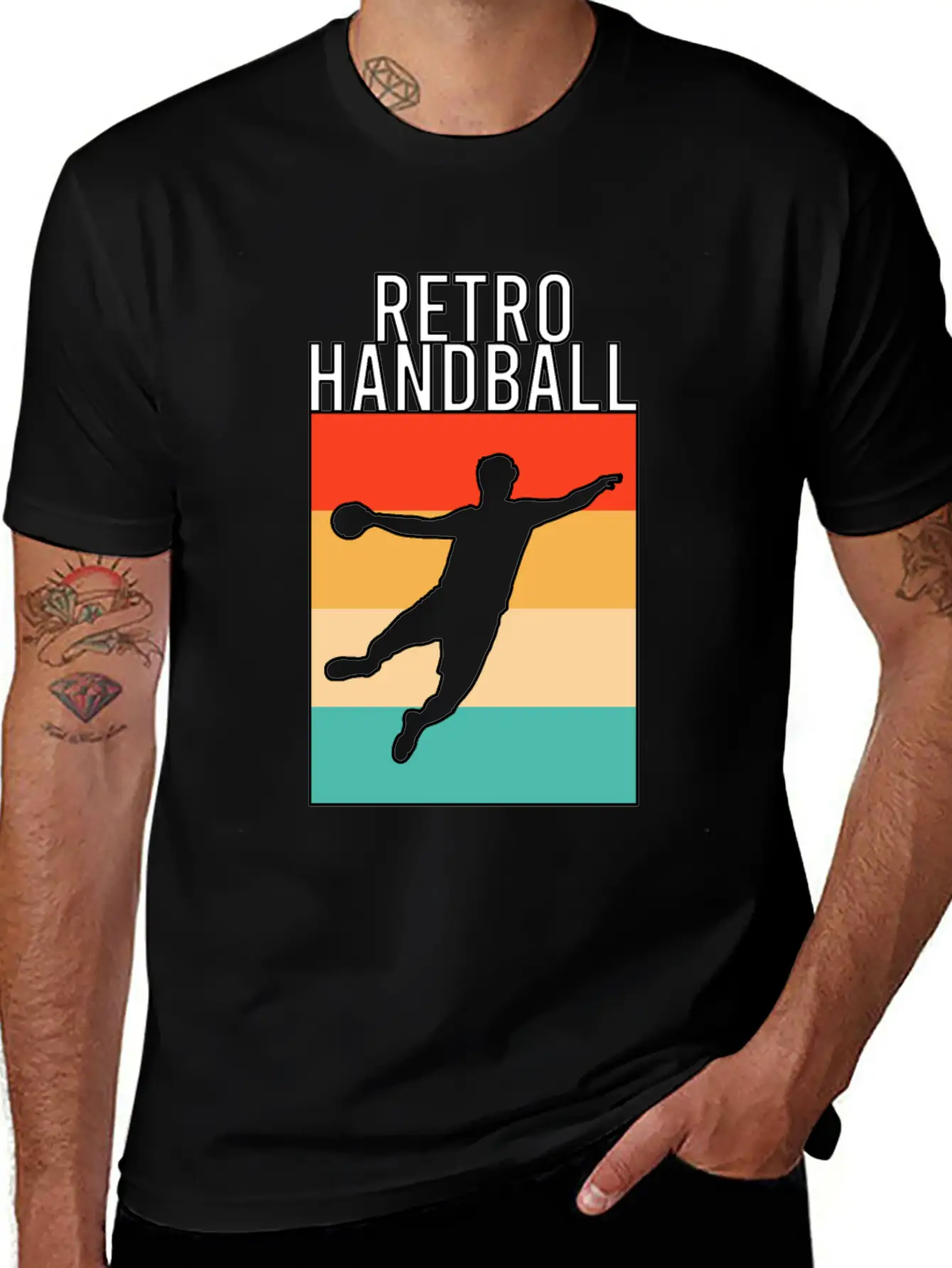 Handball Retro Unisex Casual T-Shirt – Clean Design For Daily Comfort