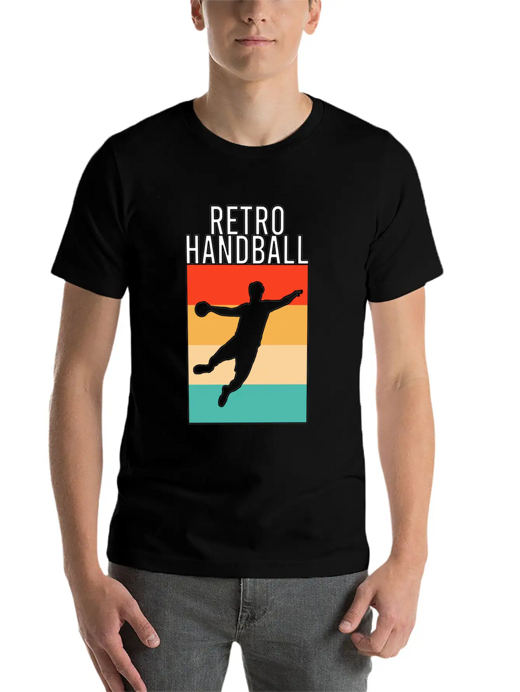 Handball Retro Unisex Casual T-Shirt – Clean Design For Daily Comfort