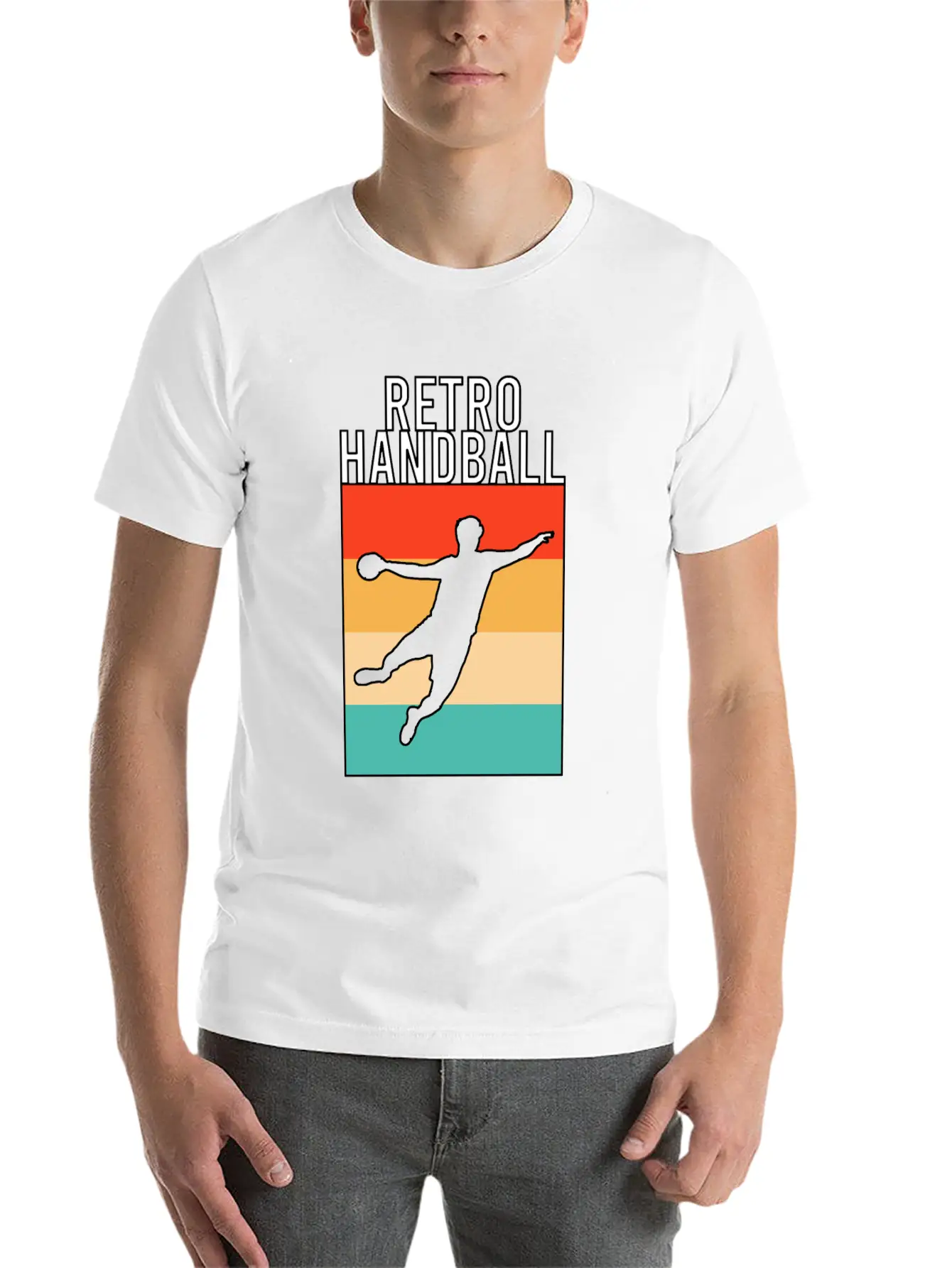 Handball Retro Unisex Casual T-Shirt – Clean Design For Daily Comfort