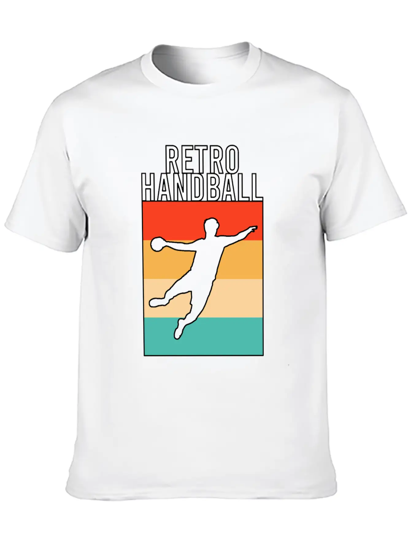 Handball Retro Unisex Casual T-Shirt – Clean Design For Daily Comfort