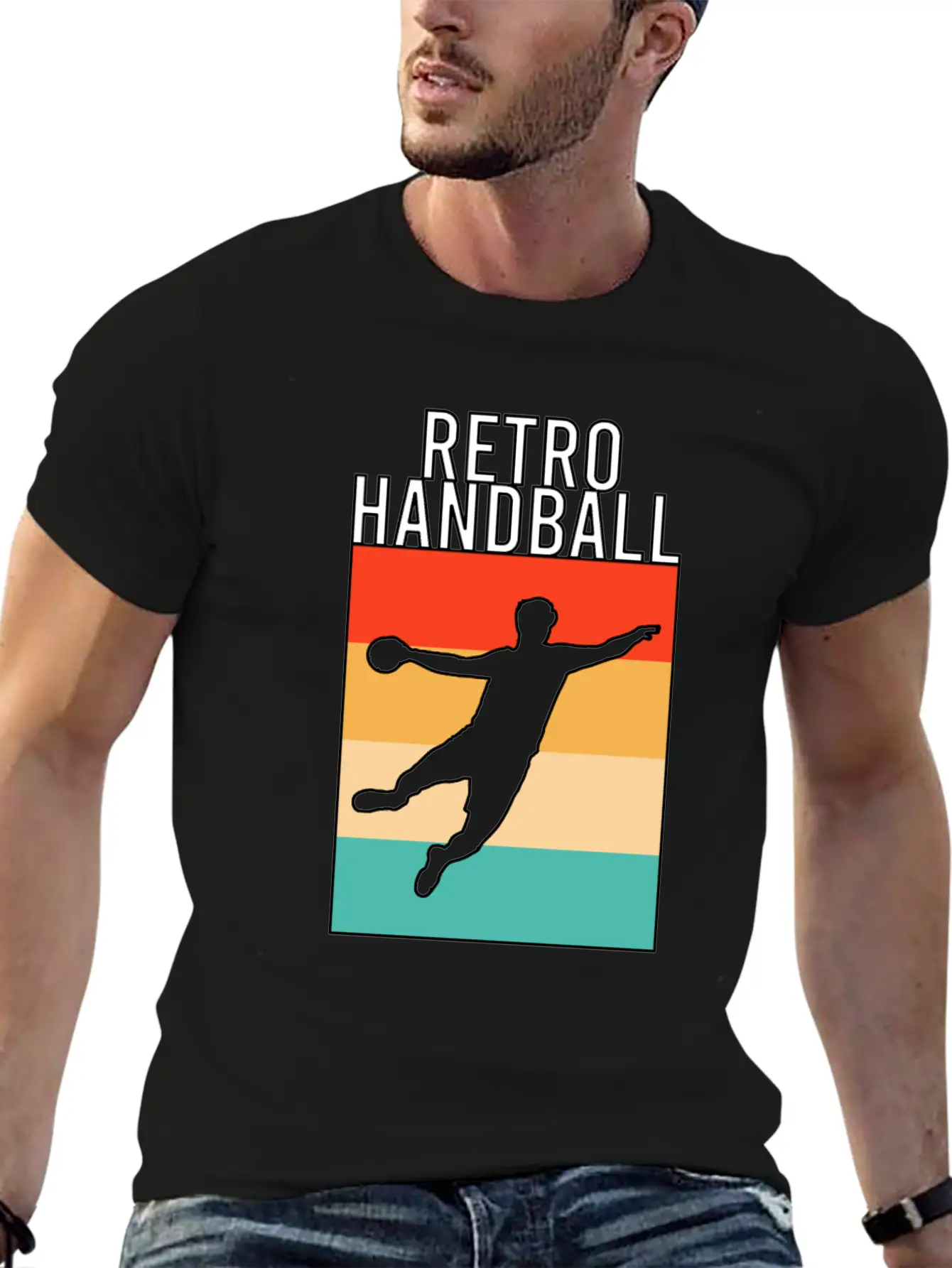 Handball Retro Unisex Casual T-Shirt – Clean Design For Daily Comfort