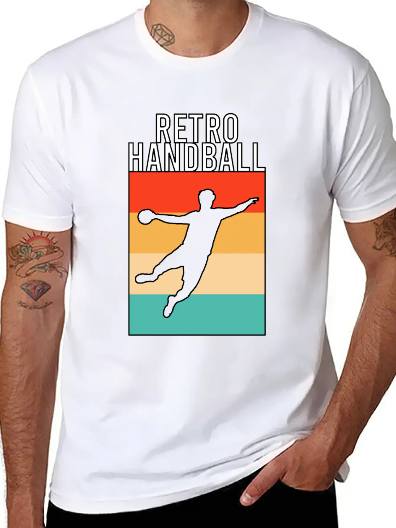 Handball Retro Unisex Casual T-Shirt – Clean Design For Daily Comfort