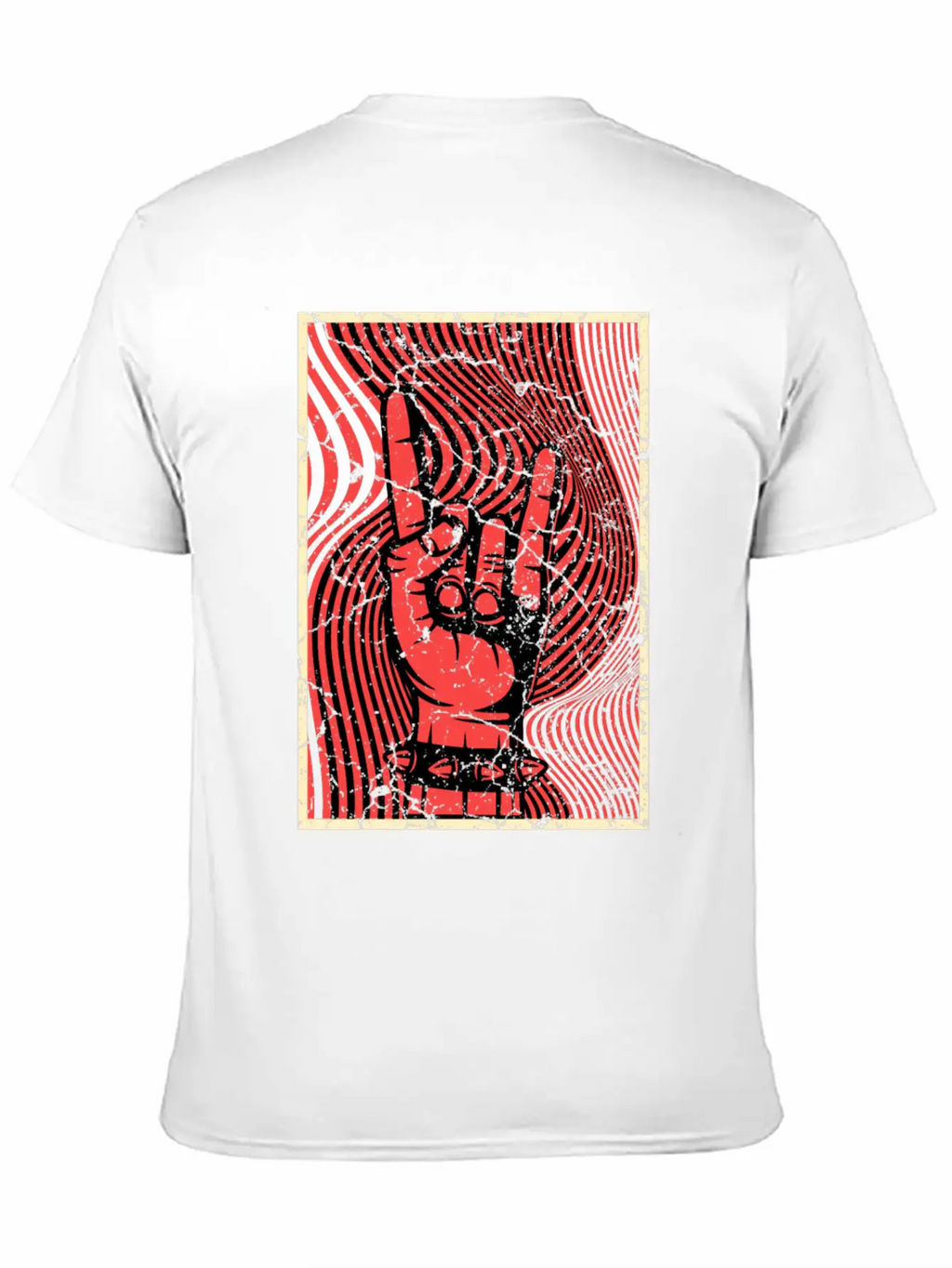 Hands Horn Punk Rock Punks Punk Unisex Short Sleeve Soft Cotton T-Shirt – Casual Everyday Wear