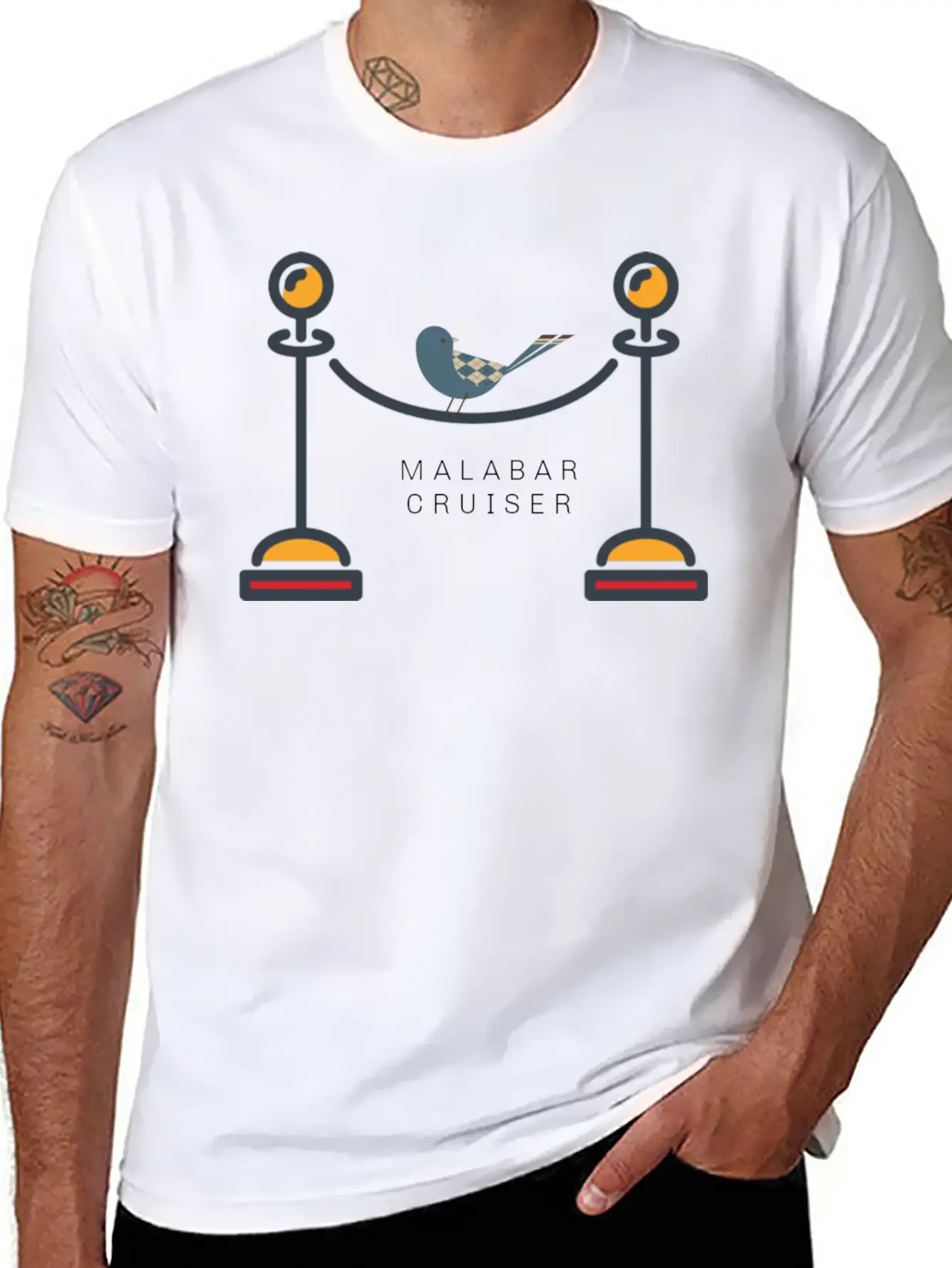 Hanging Bridge Essential Cotton Tee For Daily Outfits – Unisex Style