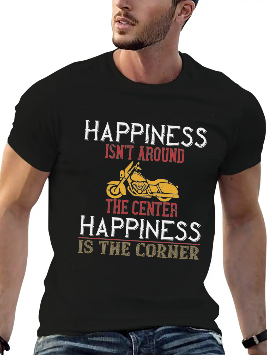 Happiness Essential Cotton Tee For Daily Outfits – Unisex Style