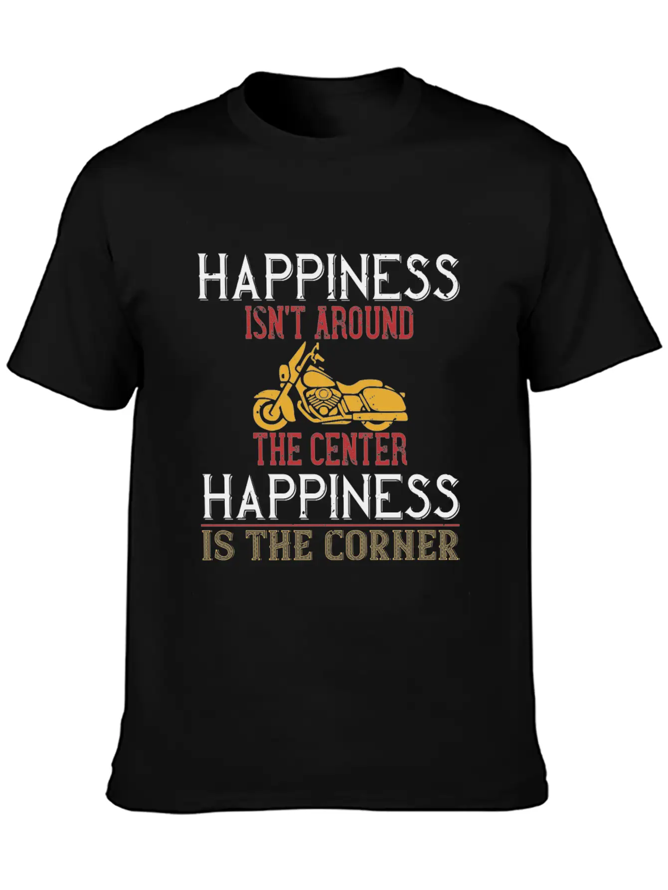 Happiness Essential Cotton Tee For Daily Outfits – Unisex Style