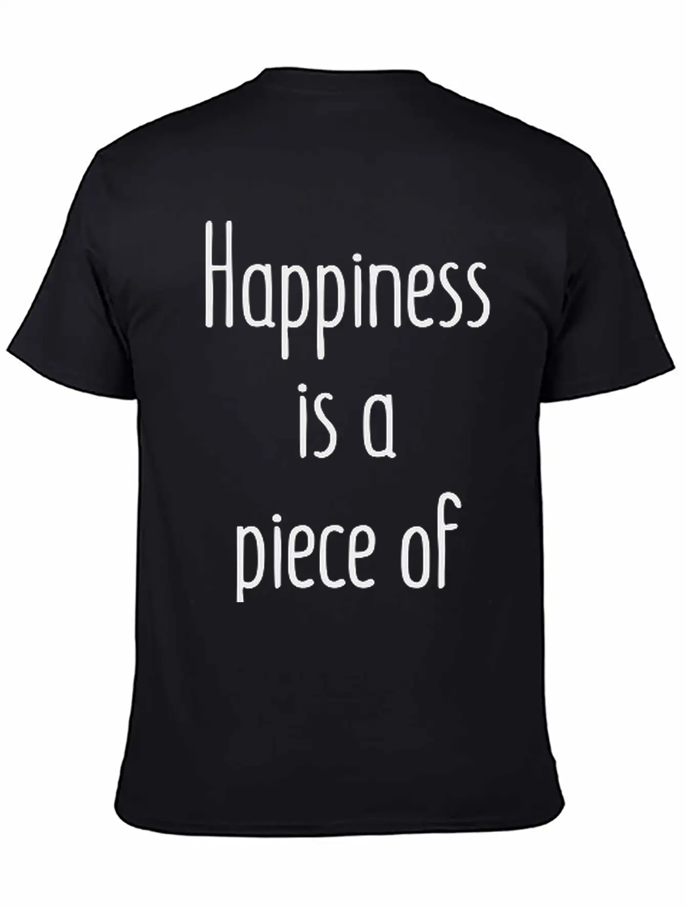 Happiness Is A Piece Of Cake Unisex Casual T-Shirt – Clean Design For Daily Comfort
