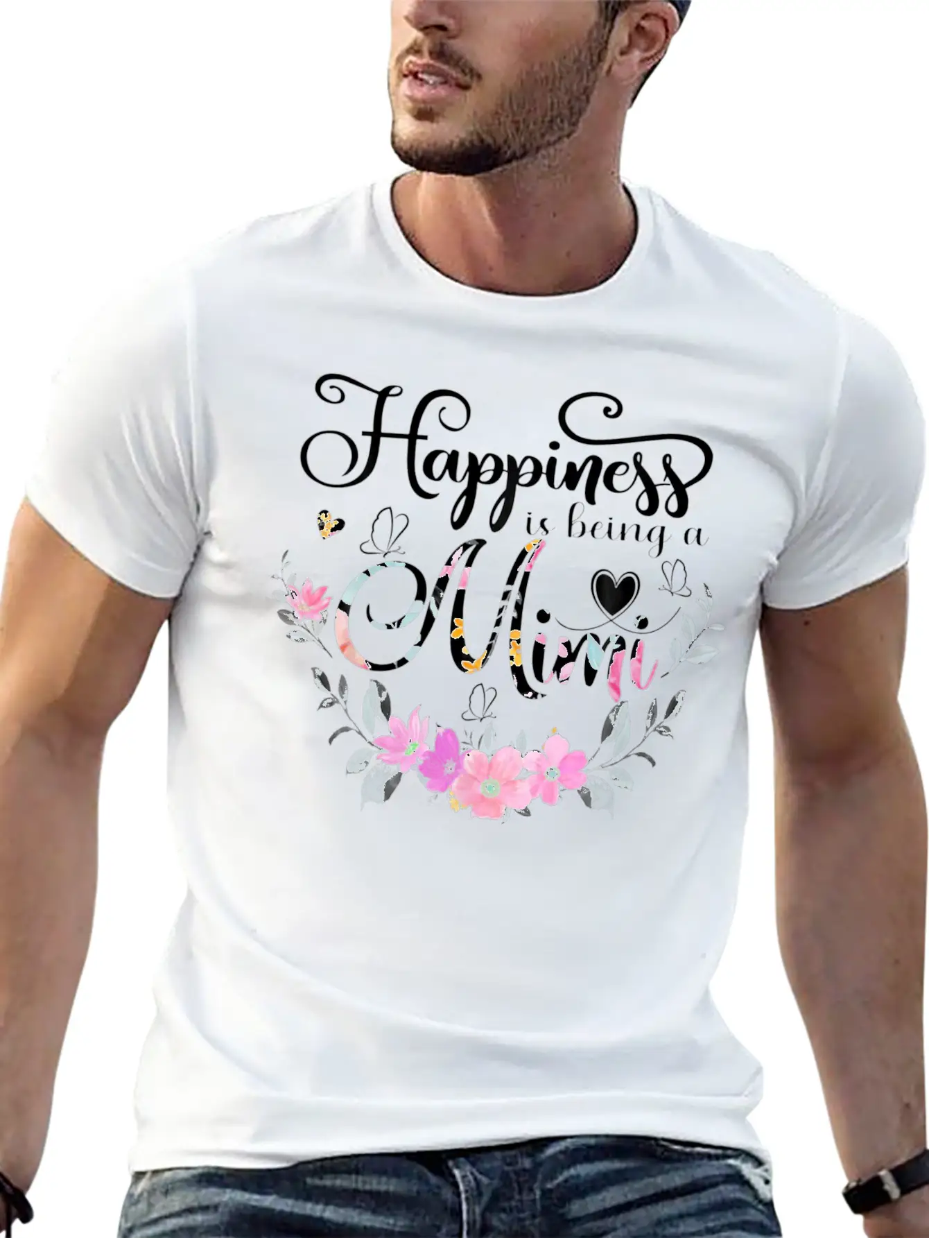Happiness Is Being A Mimi Unisex Casual T-Shirt – Clean Design For Daily Comfort
