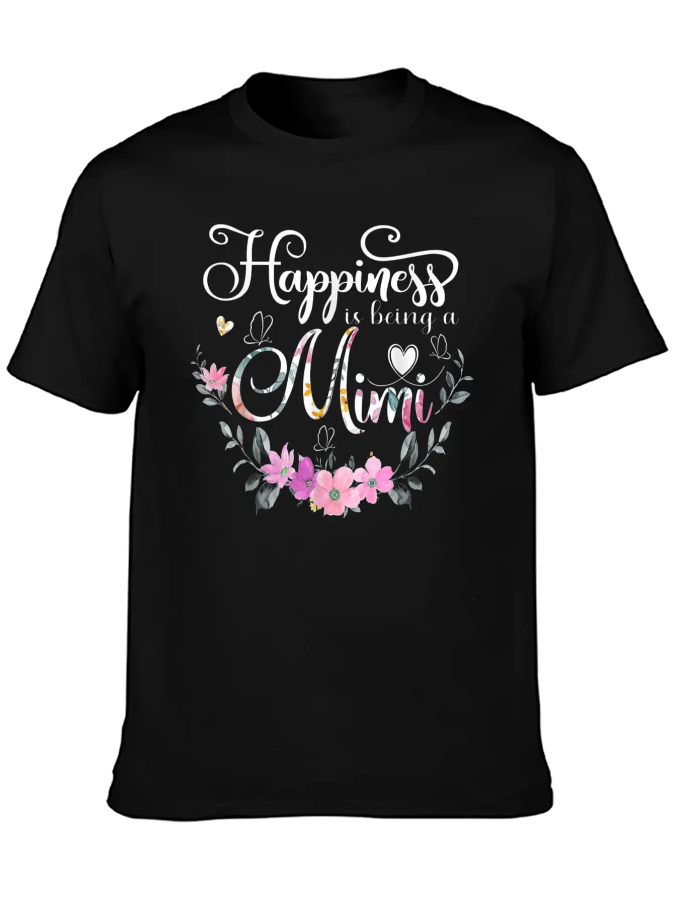Happiness Is Being A Mimi Unisex Casual T-Shirt – Clean Design For Daily Comfort