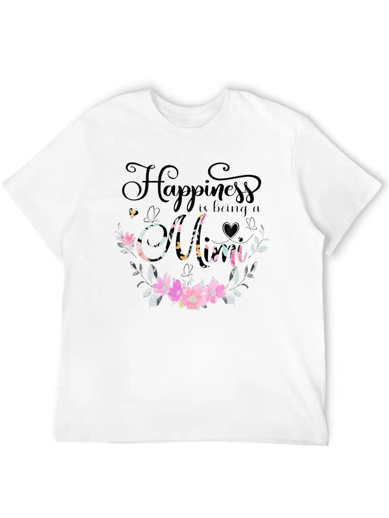 Happiness Is Being A Mimi Unisex Casual T-Shirt – Clean Design For Daily Comfort