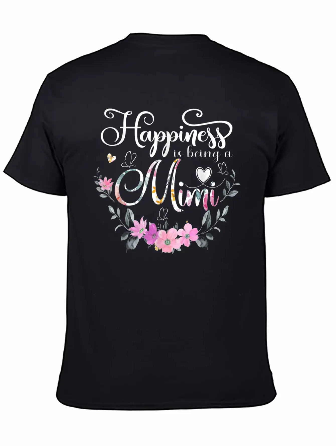 Happiness Is Being A Mimi Unisex Casual T-Shirt – Clean Design For Daily Comfort