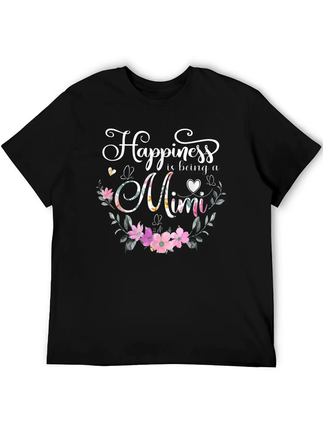 Happiness Is Being A Mimi Unisex Casual T-Shirt – Clean Design For Daily Comfort