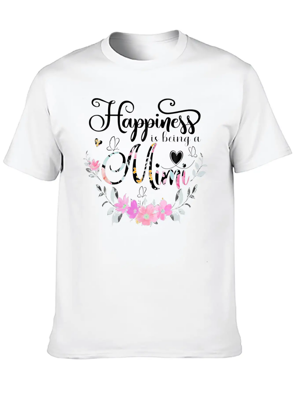 Happiness Is Being A Mimi Unisex Casual T-Shirt – Clean Design For Daily Comfort
